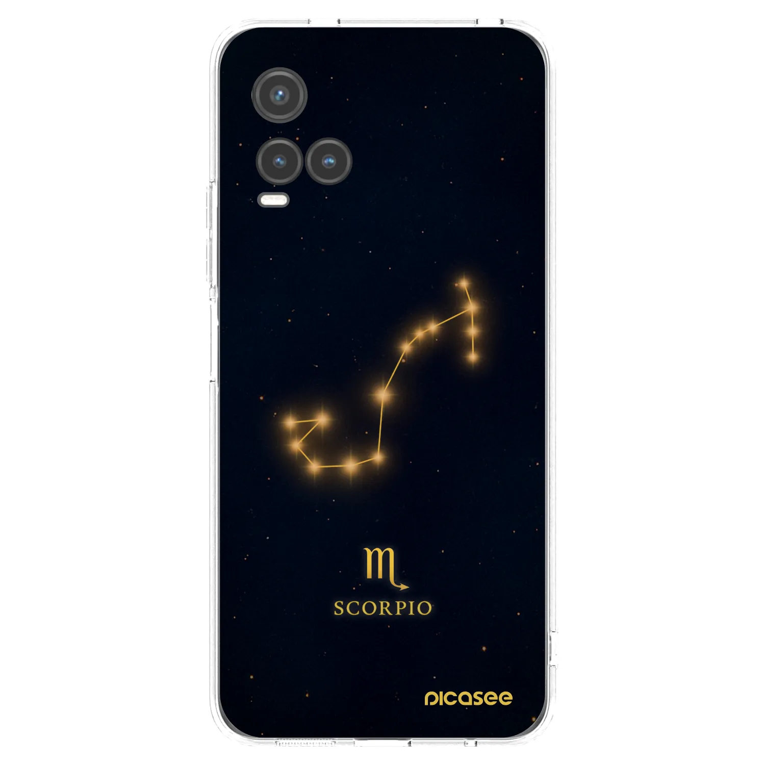 Picasee silikonska prozirna maskica za Vivo Y33s - SCORPIO