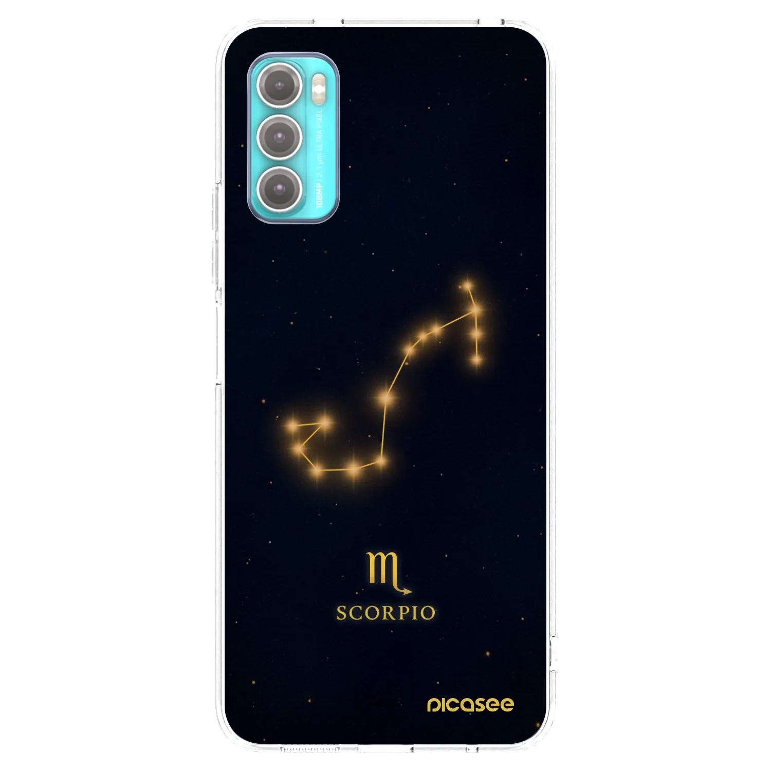Picasee silikonska prozirna maskica za Motorola Moto G60 - SCORPIO