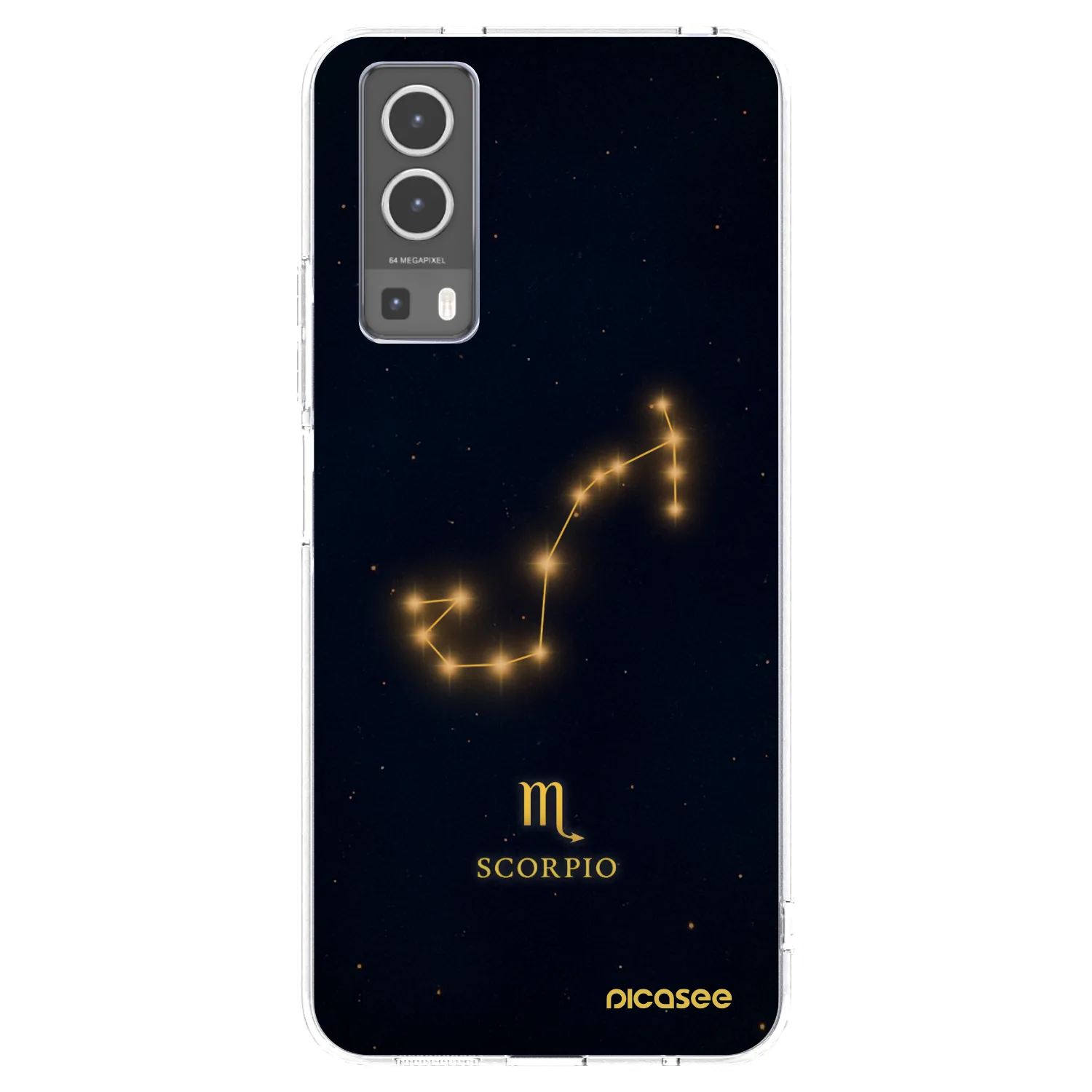 Picasee silikonska prozirna maskica za Vivo Y72 5G - SCORPIO