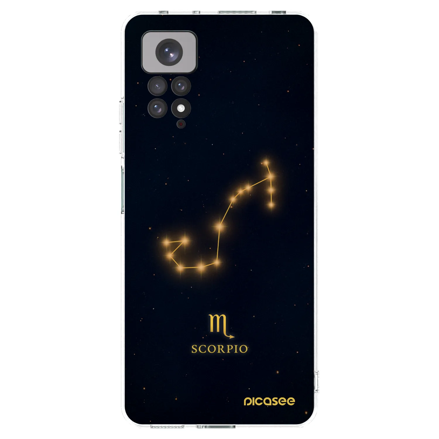 Picasee silikonska prozirna maskica za Xiaomi Redmi Note 11S 4G - SCORPIO