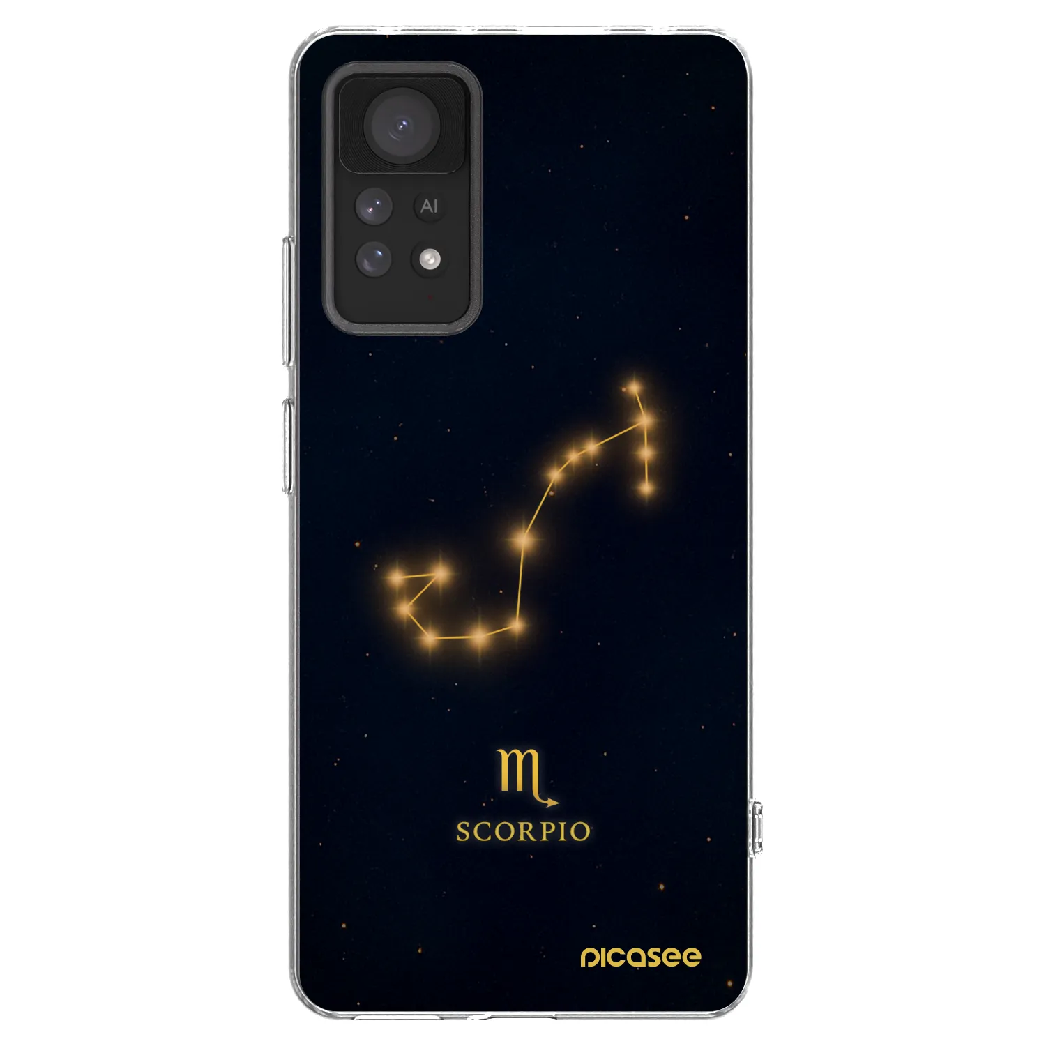 Picasee silikonska prozirna maskica za Xiaomi Redmi Note 11 Pro - SCORPIO