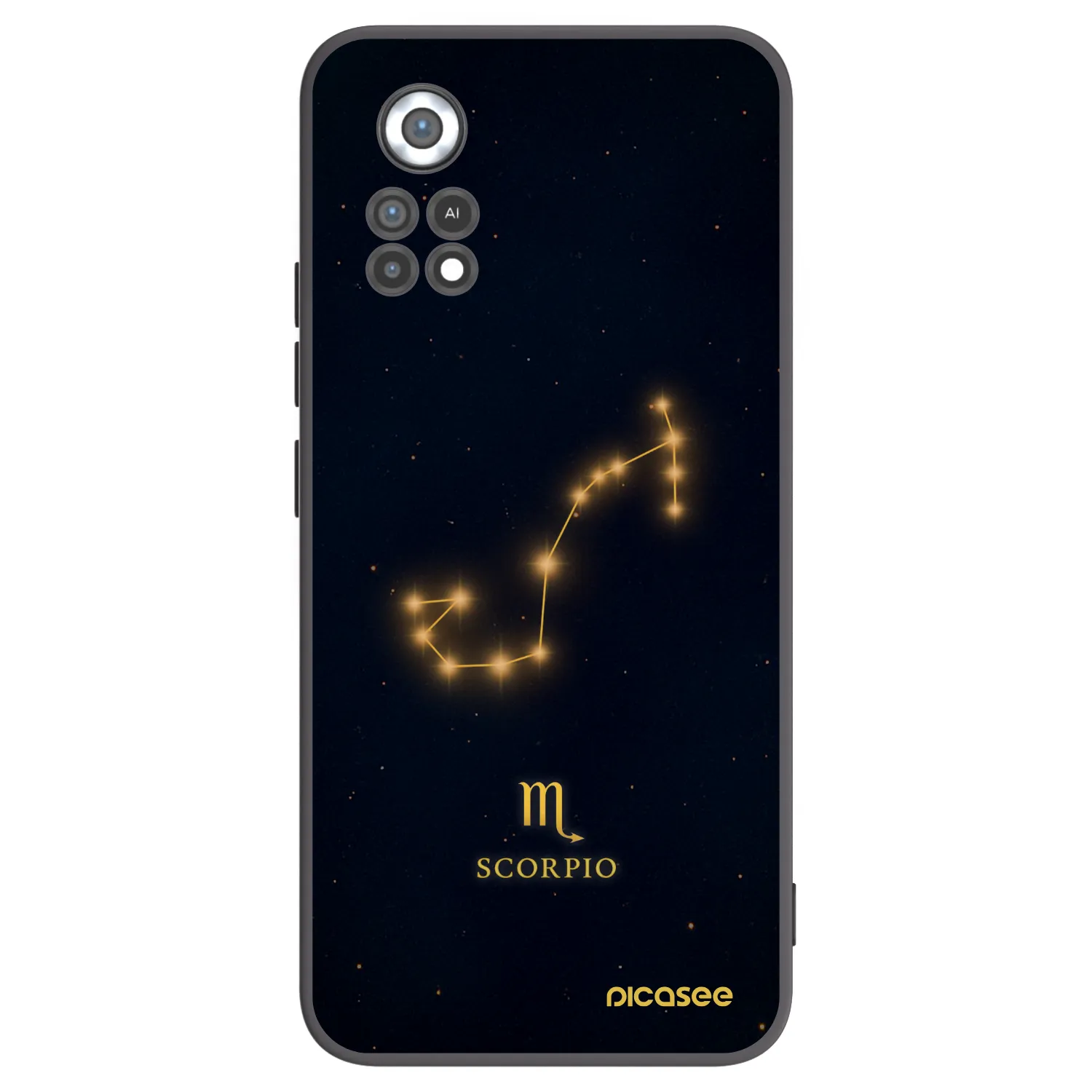Picasee crna silikonska maskica za Xiaomi Poco X4 Pro 5G - SCORPIO
