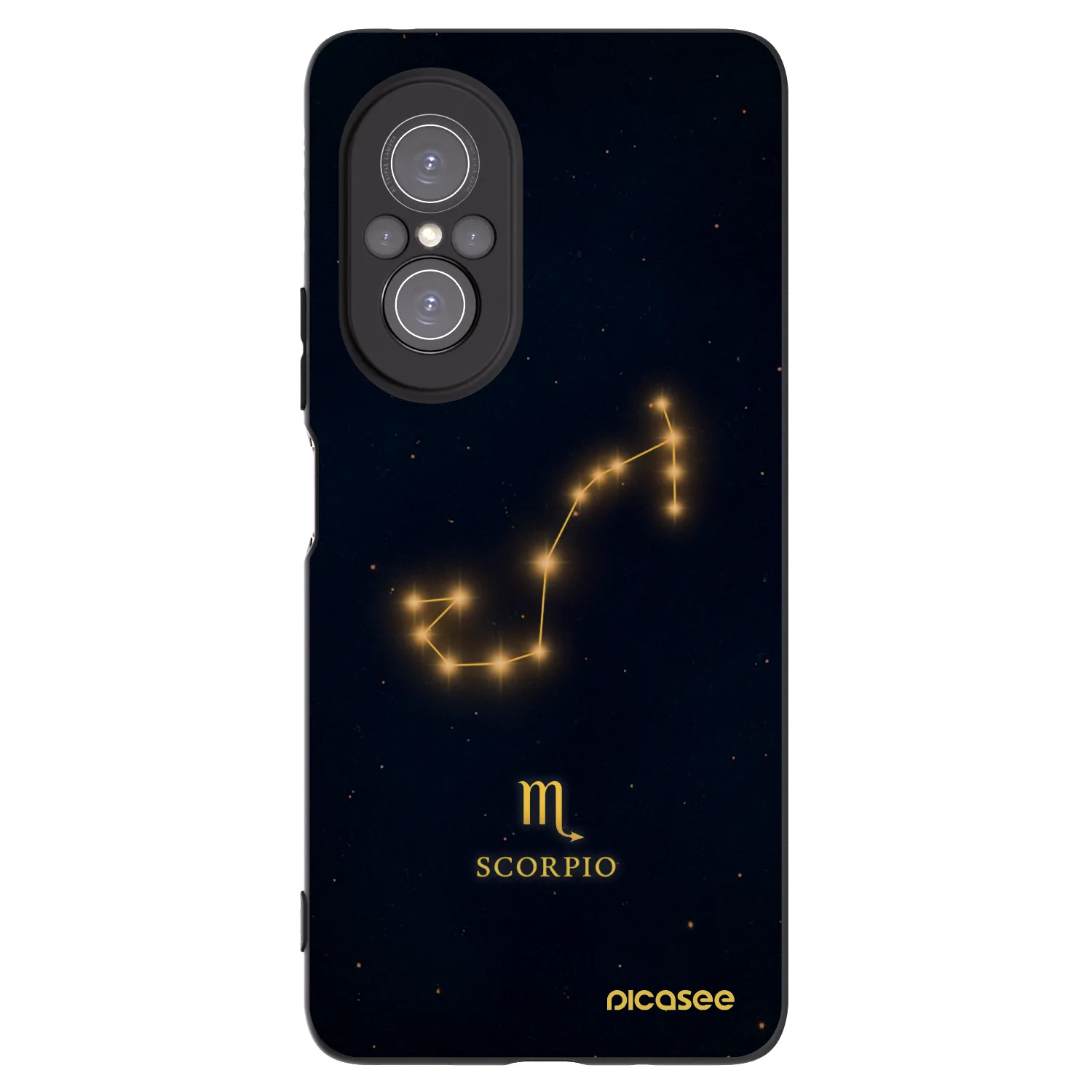 Picasee crna silikonska maskica za Huawei Nova 9 SE - SCORPIO