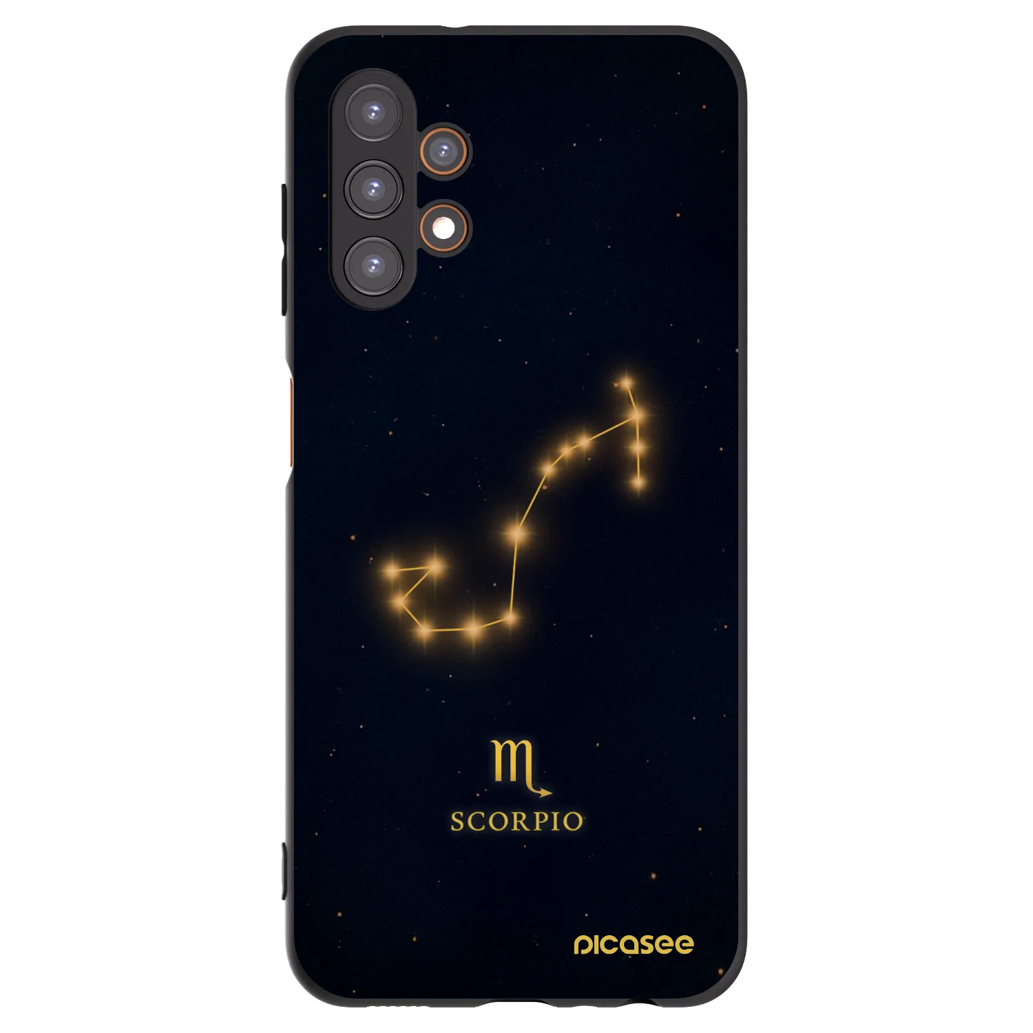 Picasee crna silikonska maskica za Samsung Galaxy A13 4G A135 - SCORPIO