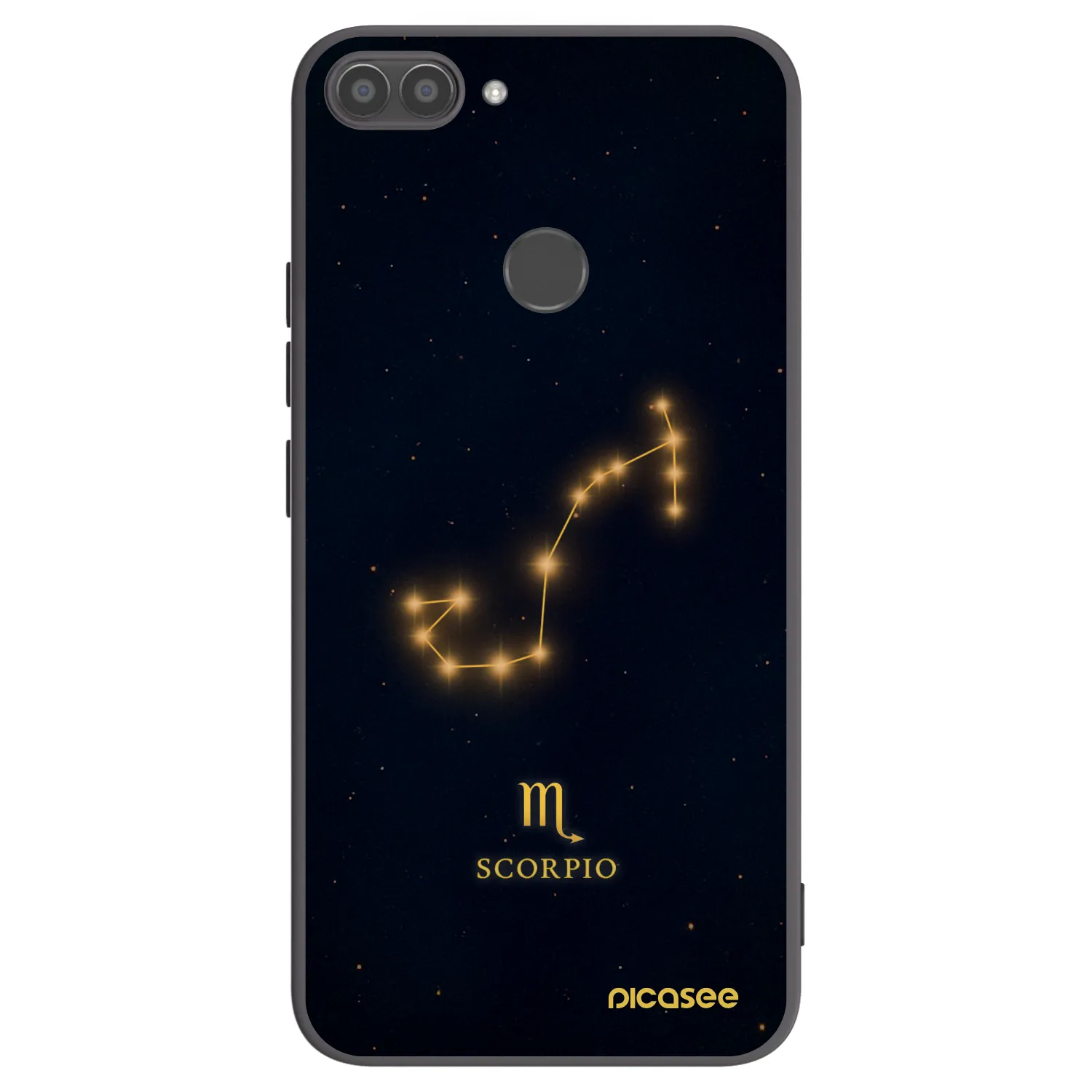 Picasee crna silikonska maskica za Huawei P Smart - SCORPIO