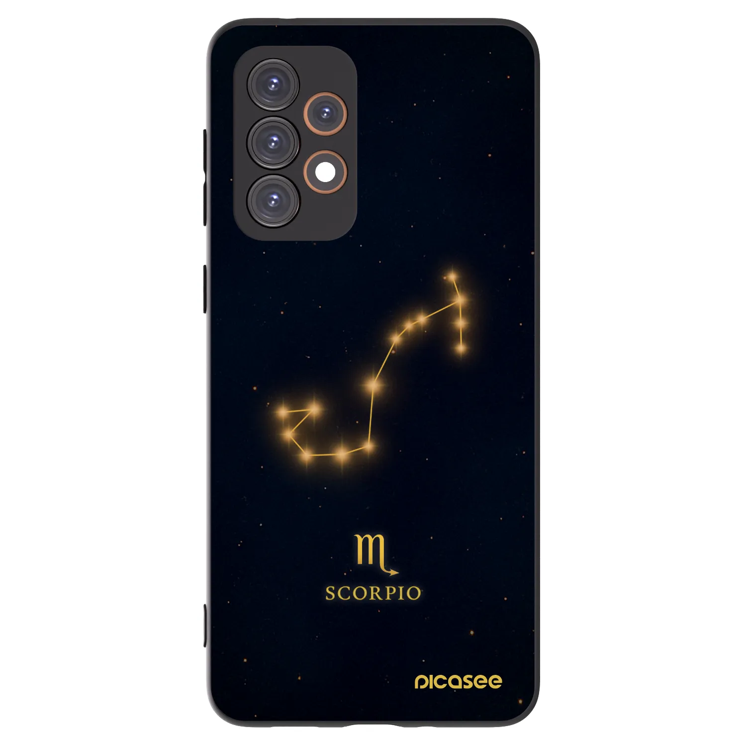 Picasee crna silikonska maskica za Samsung Galaxy A33 5G A336 - SCORPIO