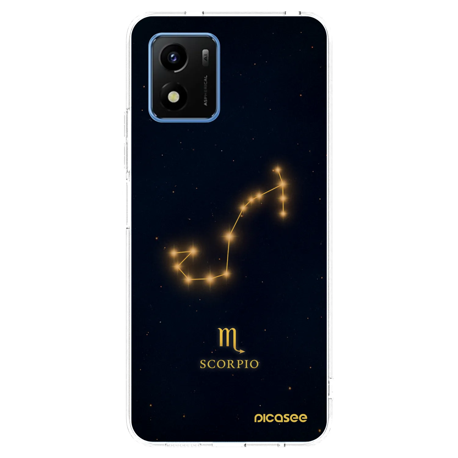 Picasee silikonska prozirna maskica za Vivo Y01 - SCORPIO