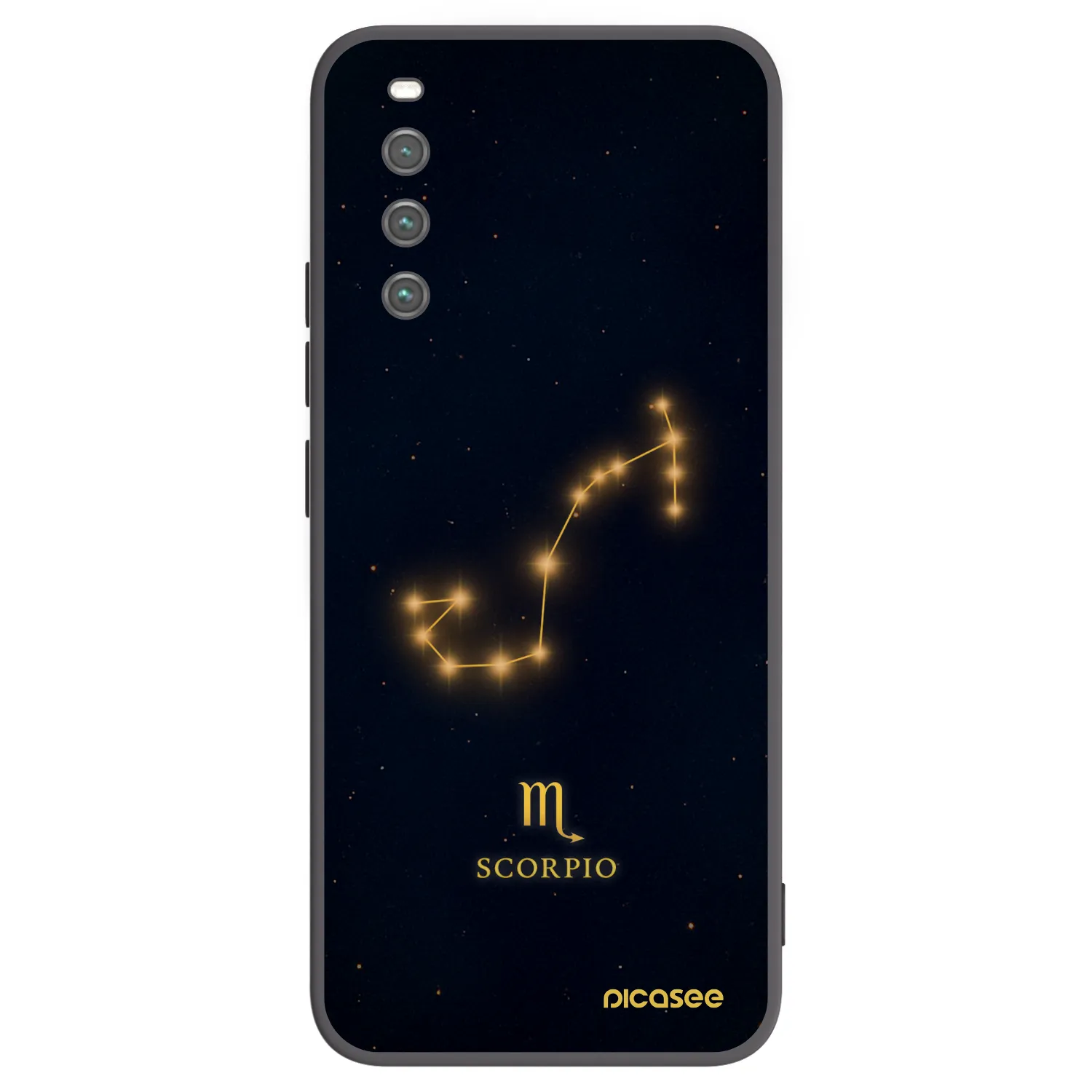 Picasee crna silikonska maskica za Sony Xperia 10 IV 5G - SCORPIO