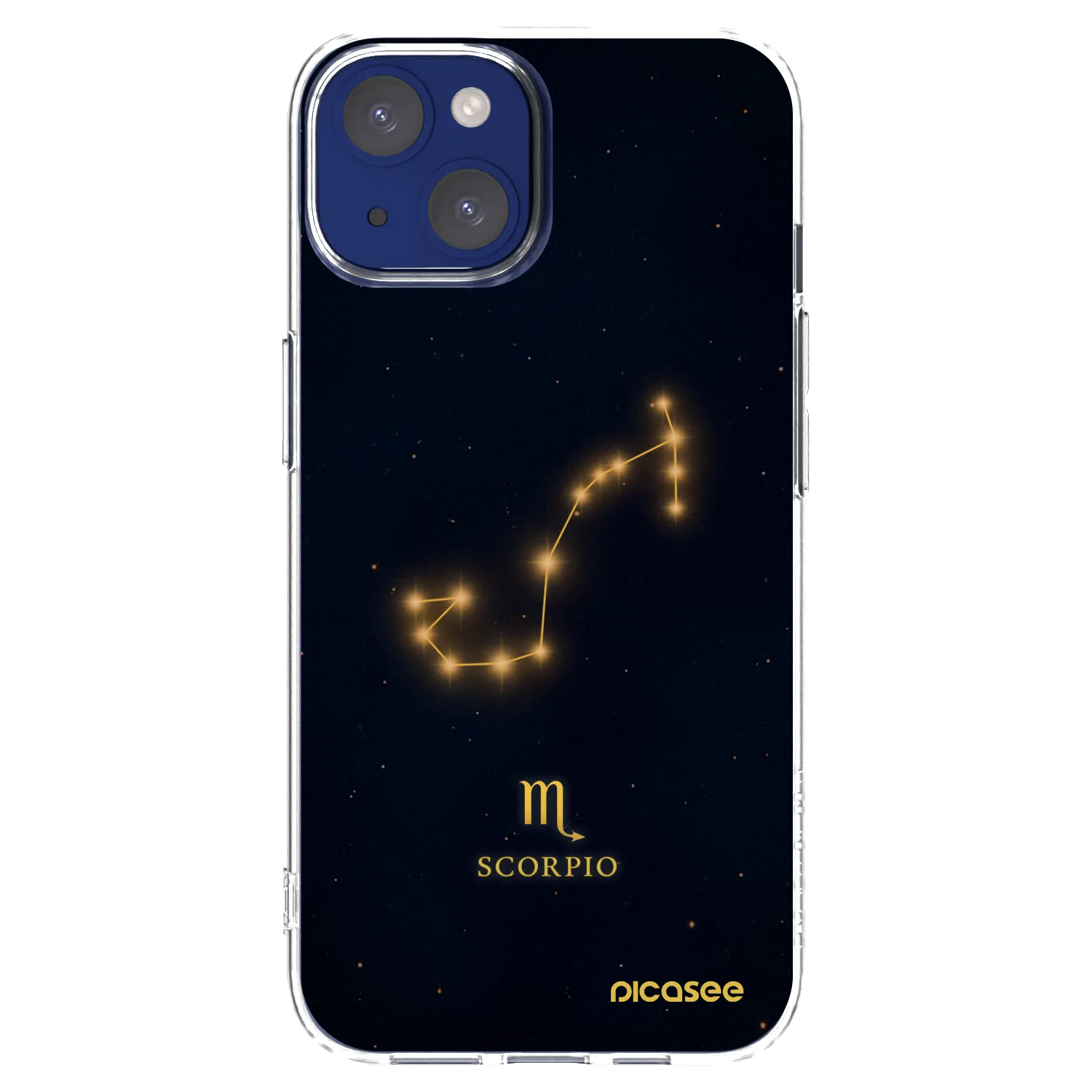 Picasee silikonska prozirna maskica za Apple iPhone 14 - SCORPIO