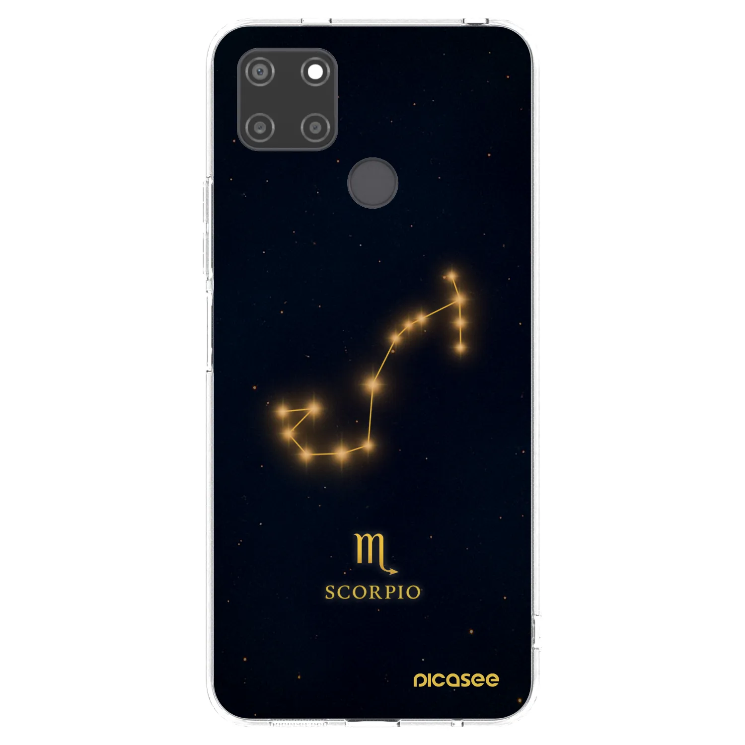 Picasee silikonska prozirna maskica za Realme C21Y - SCORPIO