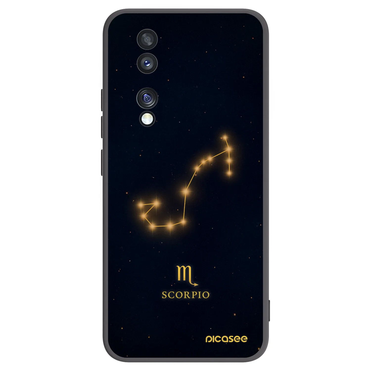 Picasee crna silikonska maskica za Honor 70 - SCORPIO