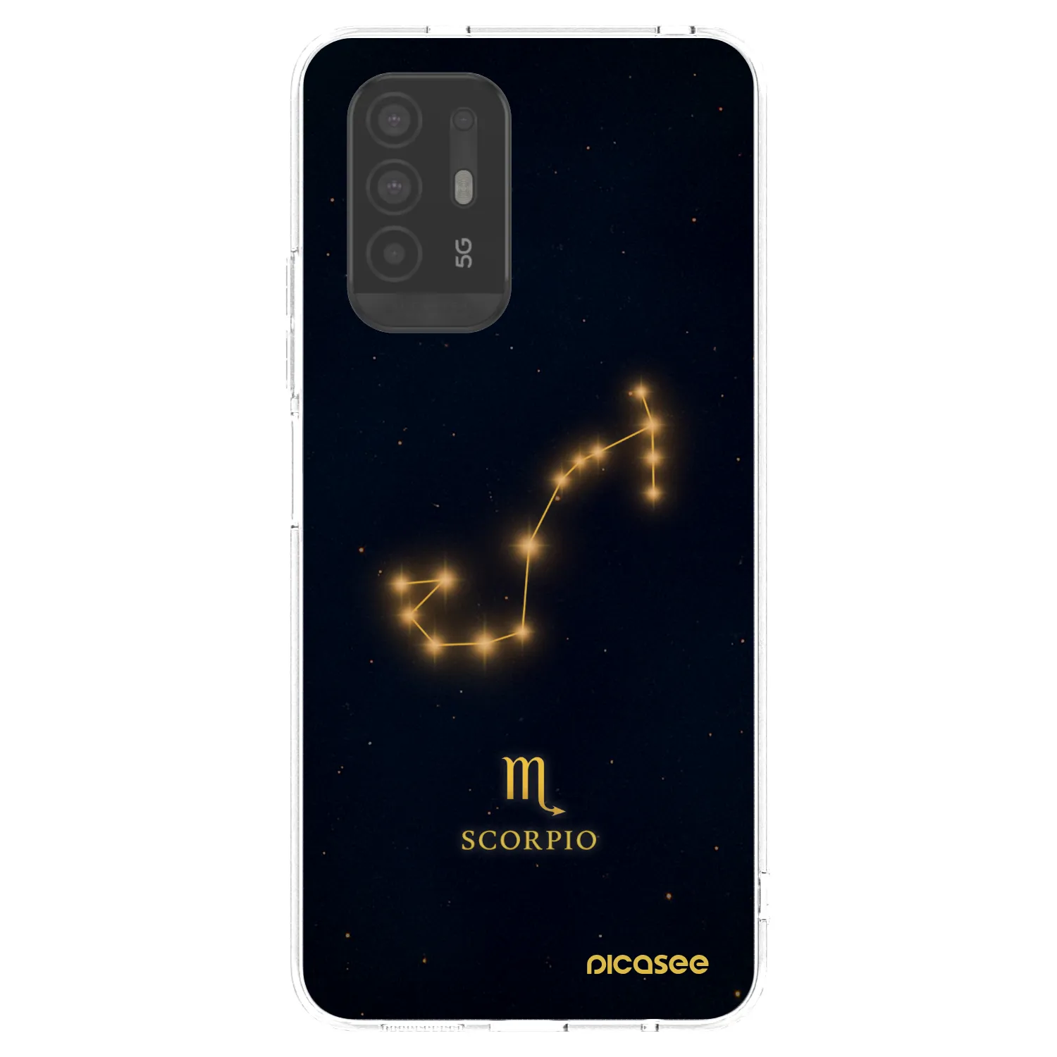 Picasee silikonska prozirna maskica za OPPO A94 5G - SCORPIO
