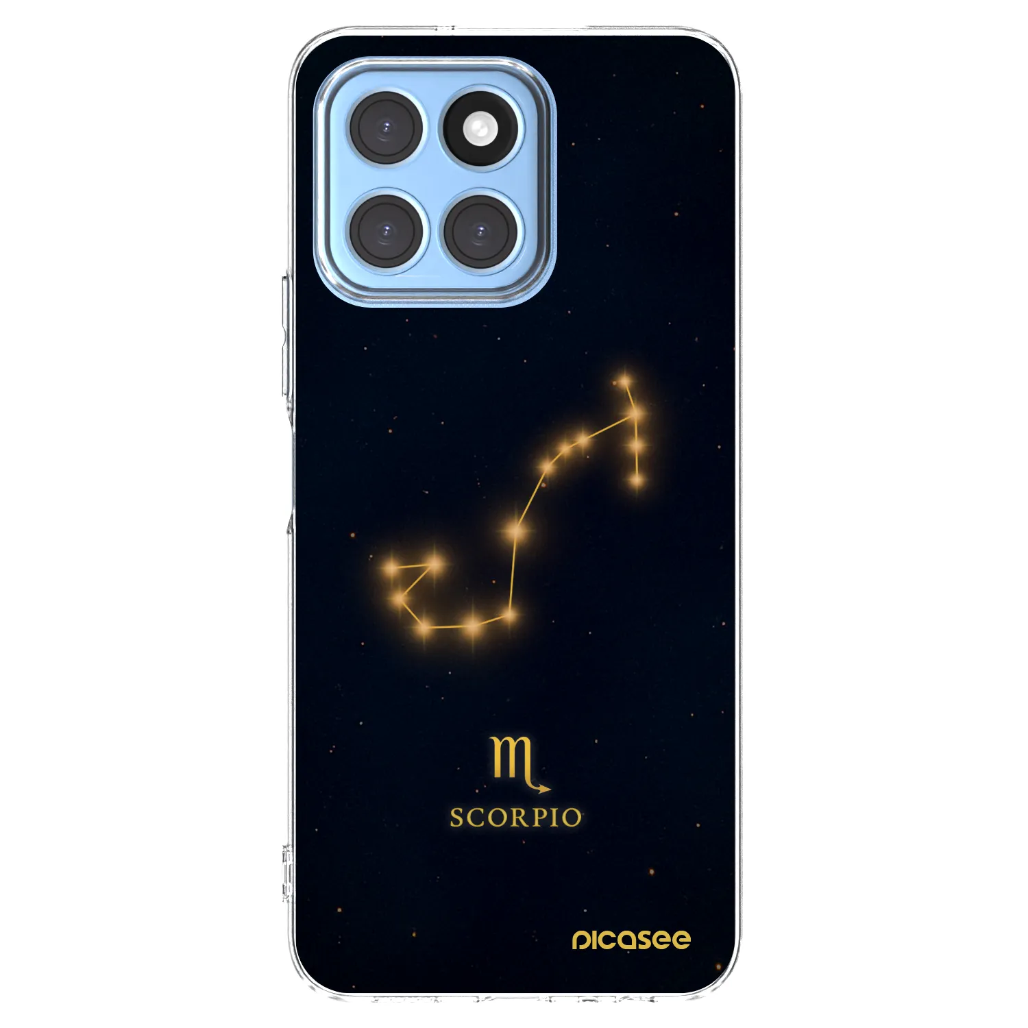 Picasee silikonska prozirna maskica za Honor X8 5G - SCORPIO