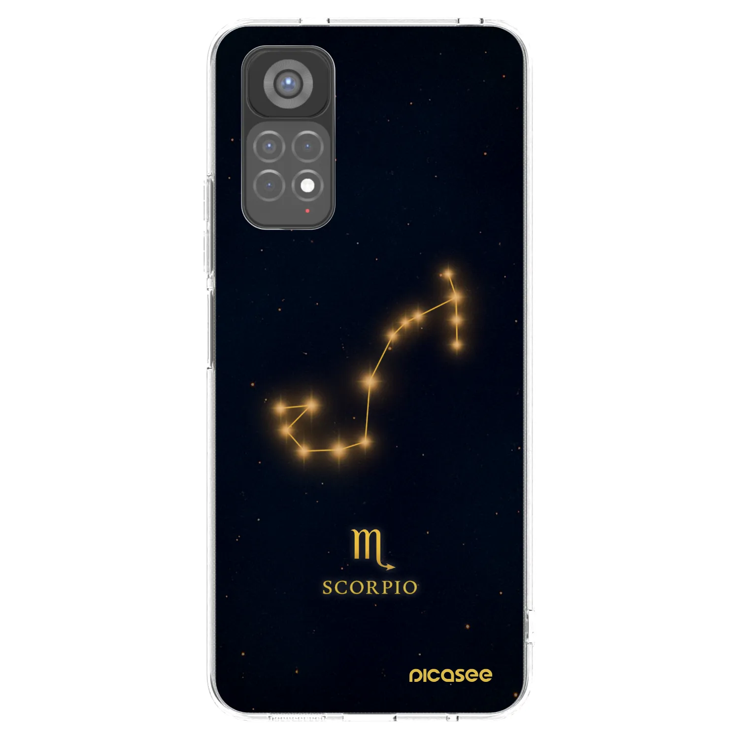 Picasee silikonska prozirna maskica za Xiaomi Redmi Note 11S 5G - SCORPIO