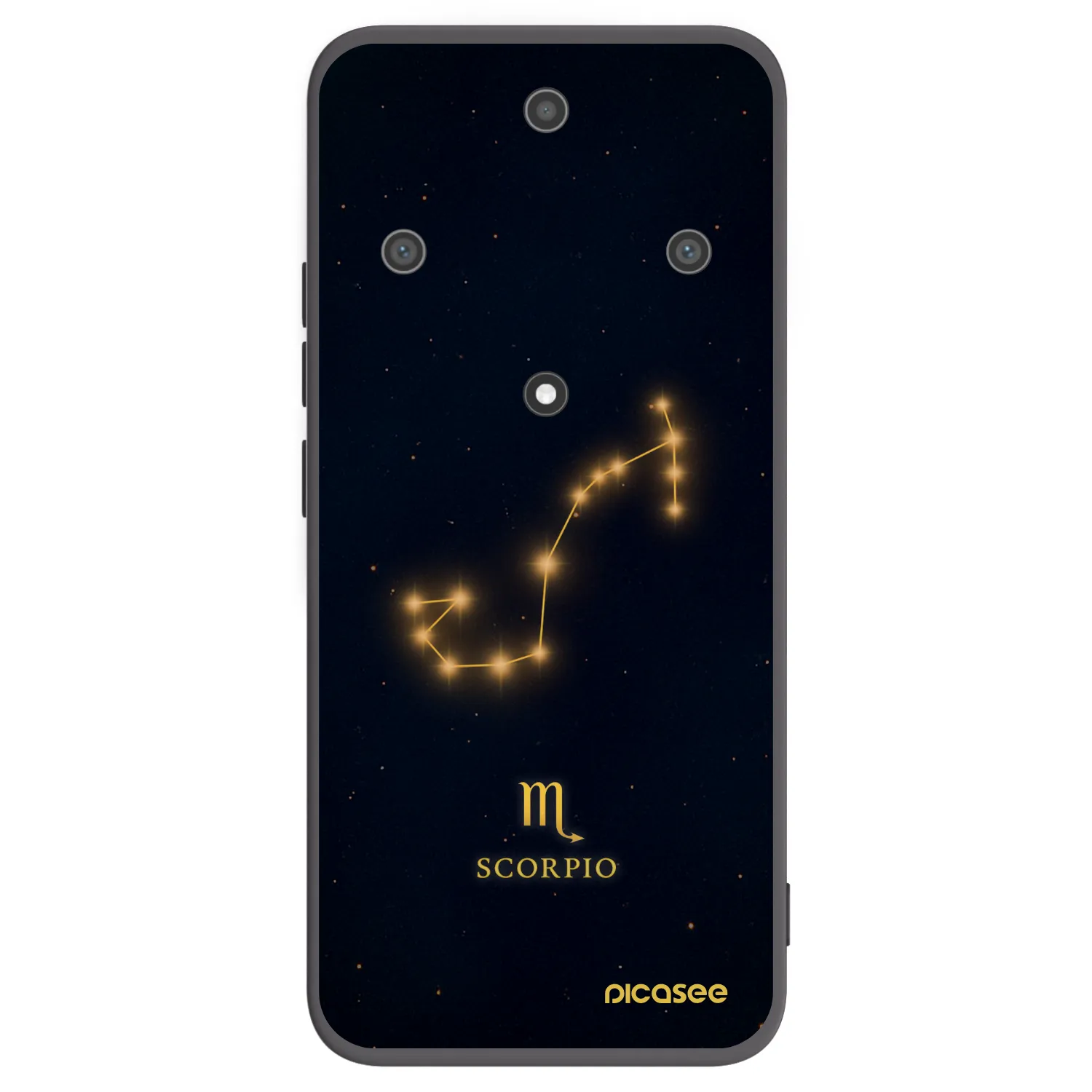 Picasee crna silikonska maskica za Honor Magic5 Lite 5G - SCORPIO