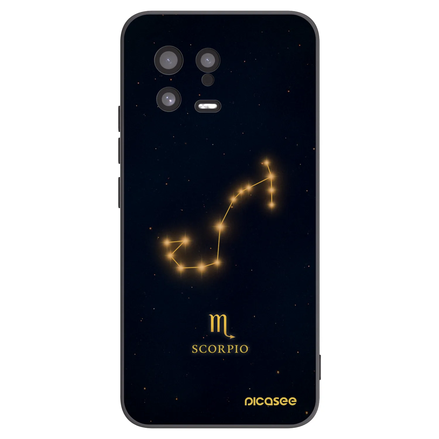 Picasee crna silikonska maskica za Xiaomi 13 - SCORPIO