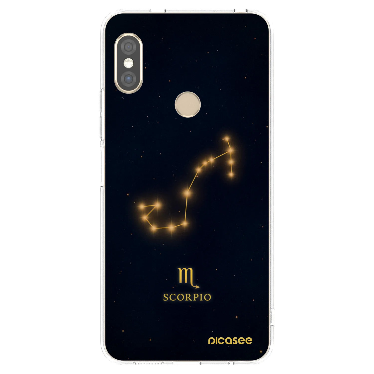 Picasee silikonska prozirna maskica za Xiaomi Redmi Note 5 Global - SCORPIO