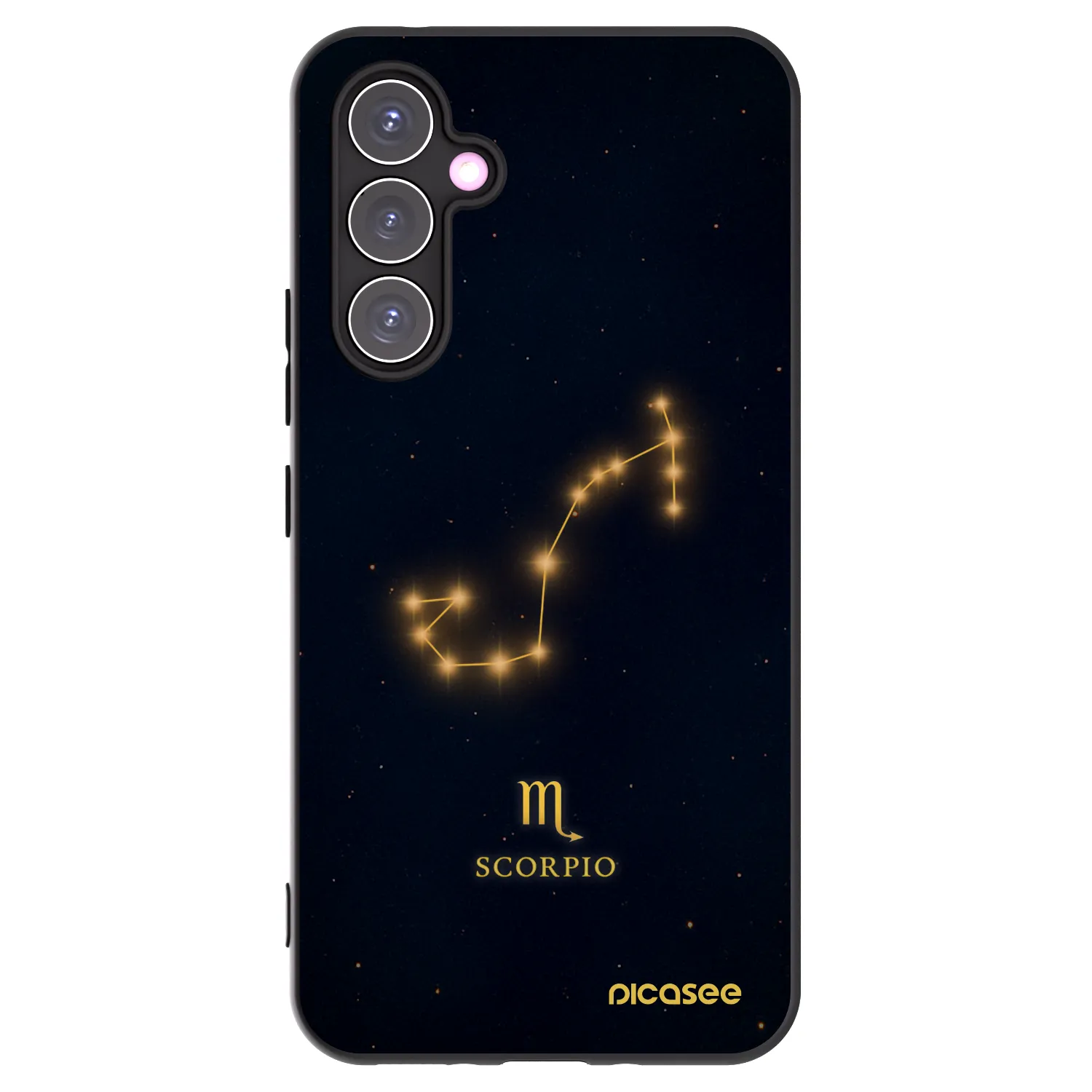 Picasee crna silikonska maskica za Samsung Galaxy A54 5G A546B - SCORPIO