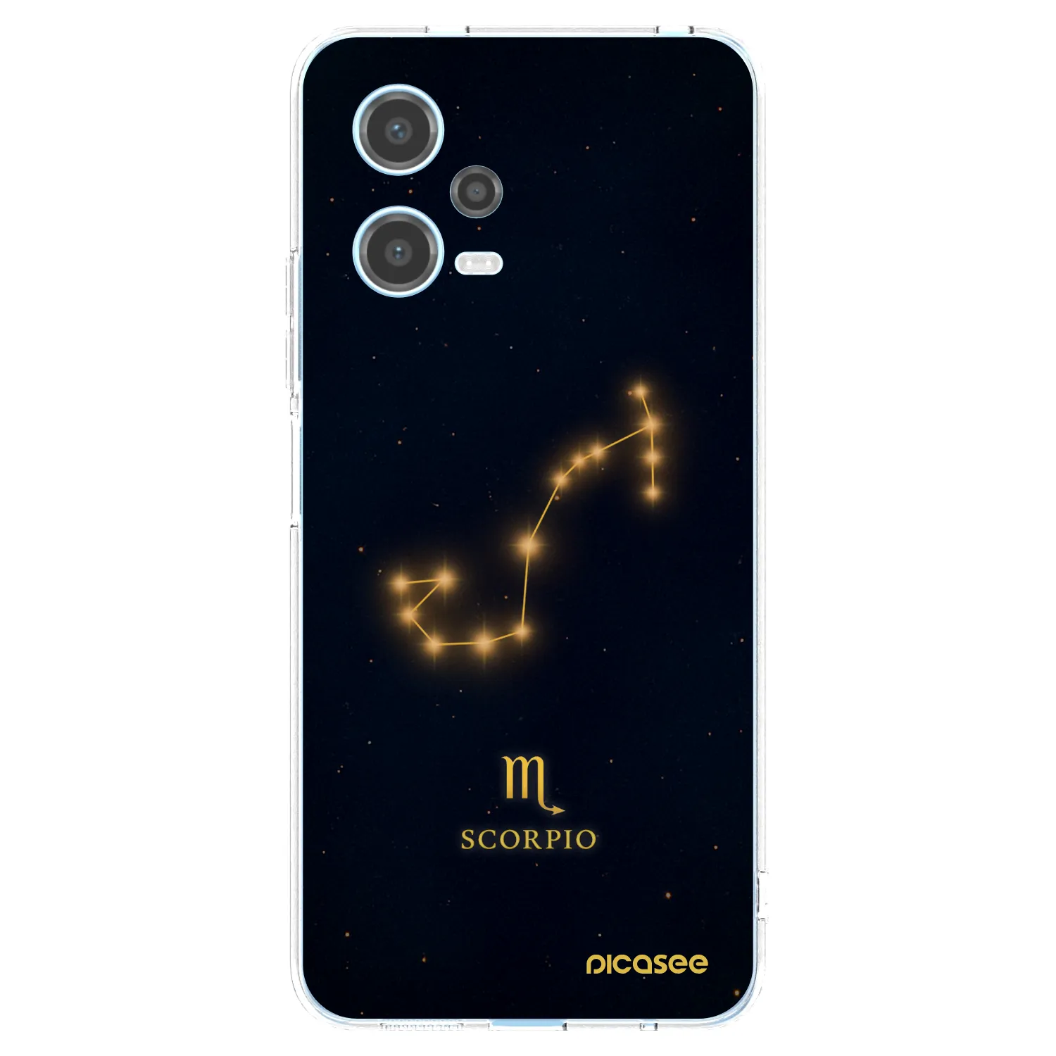 Picasee silikonska prozirna maskica za Xiaomi Redmi Note 12 5G - SCORPIO
