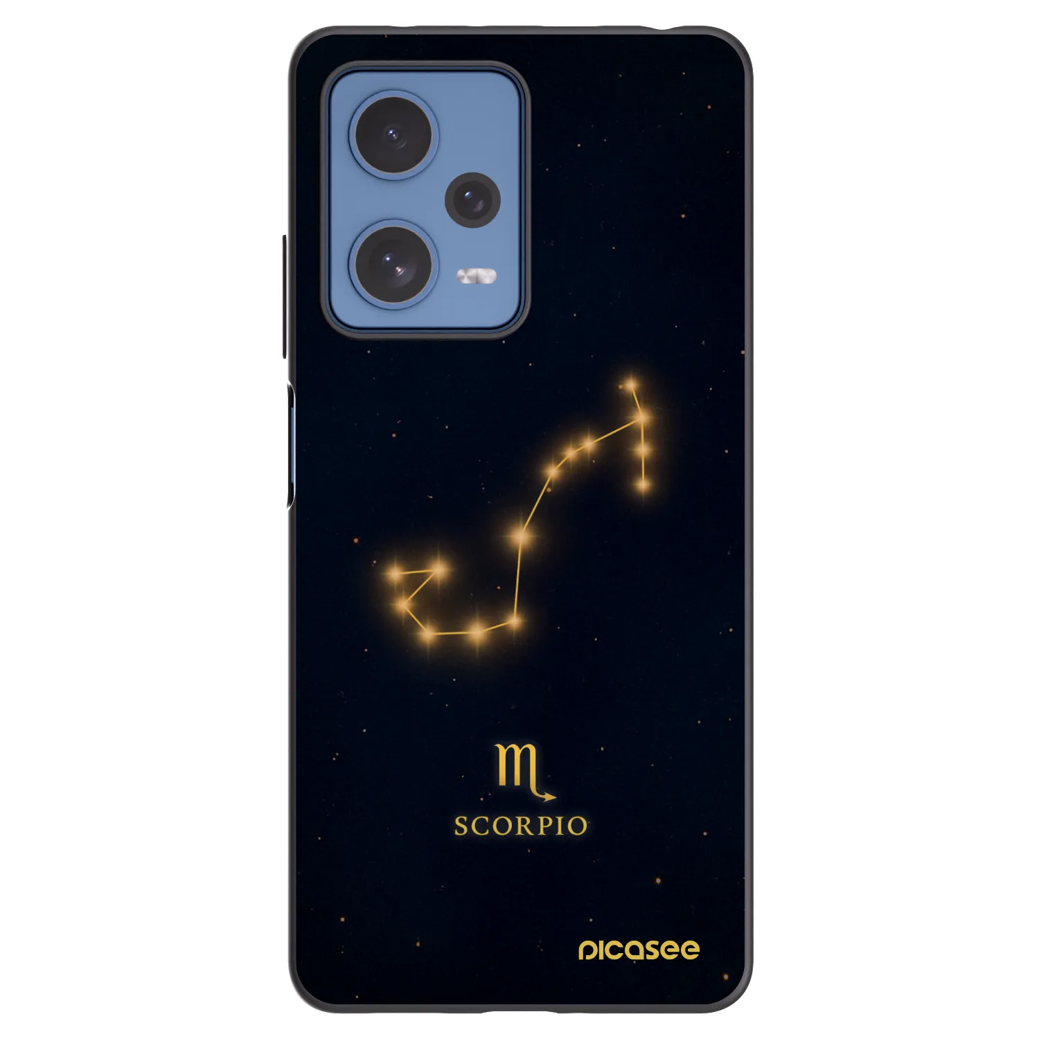 Picasee crna silikonska maskica za Xiaomi Redmi Note 12 Pro 5G - SCORPIO