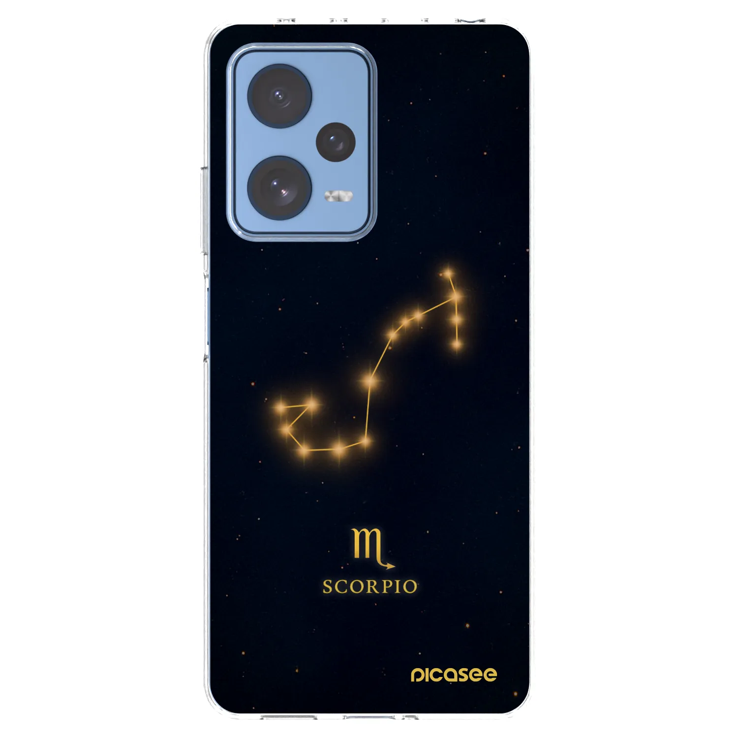 Picasee silikonska prozirna maskica za Xiaomi Redmi Note 12 Pro 5G - SCORPIO