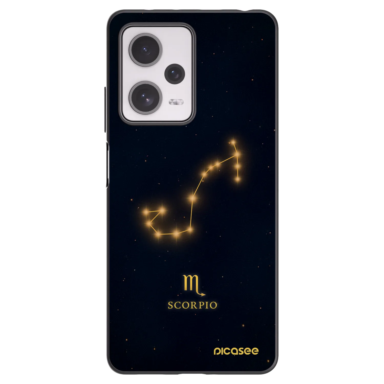 Picasee crna silikonska maskica za Xiaomi Redmi Note 12 Pro+ 5G - SCORPIO