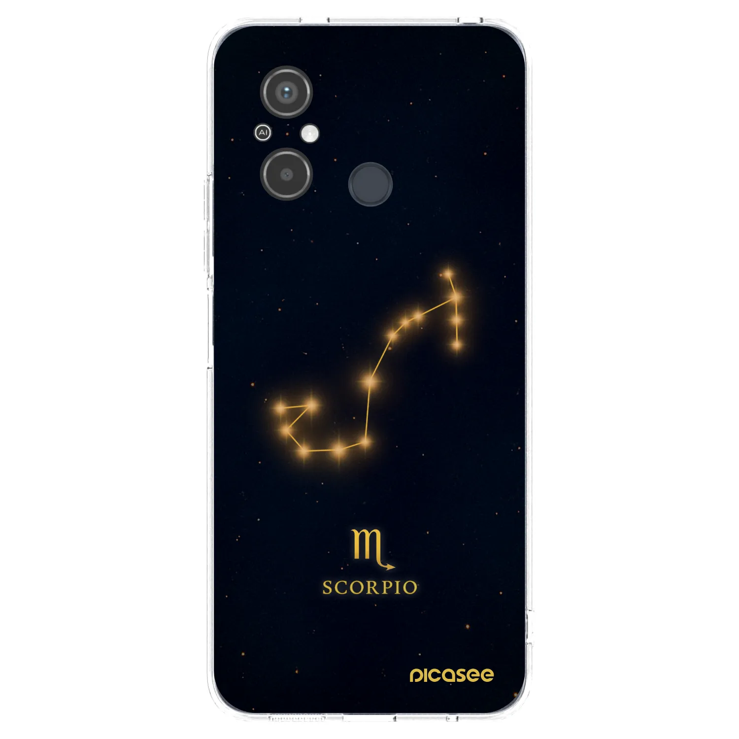 Picasee silikonska prozirna maskica za Xiaomi Redmi 12C - SCORPIO