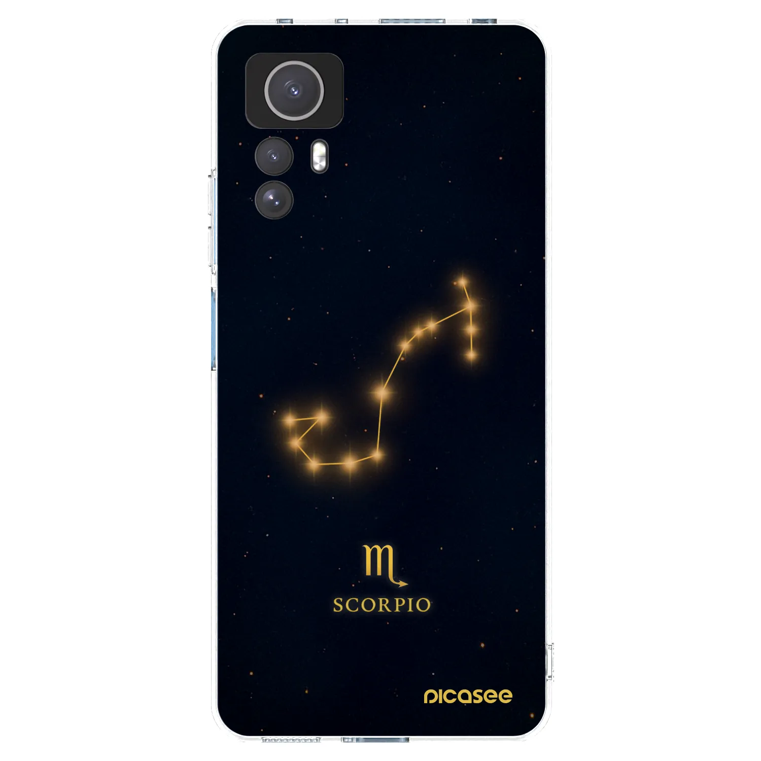Picasee silikonska prozirna maskica za Xiaomi Redmi Note 12S - SCORPIO