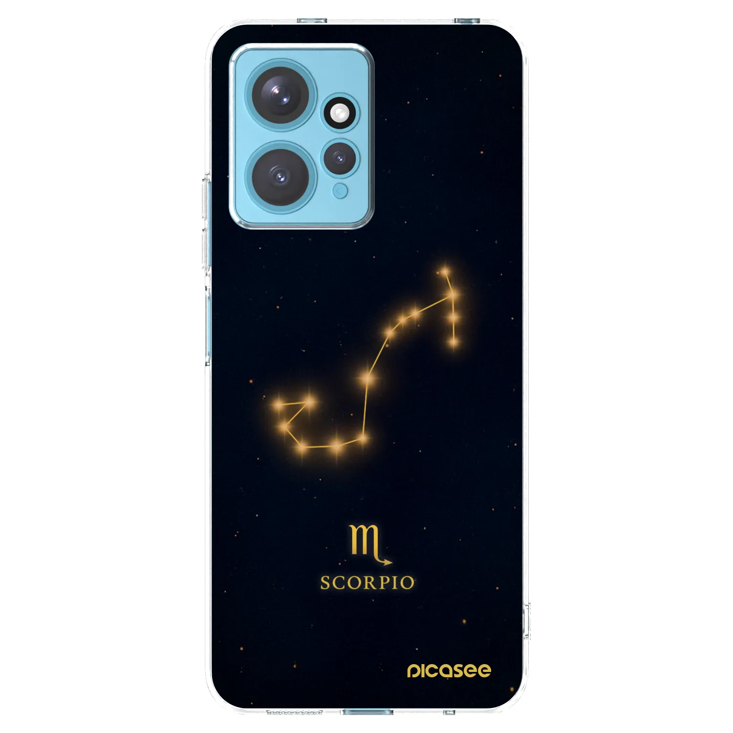 Picasee silikonska prozirna maskica za Xiaomi Redmi Note 12 4G - SCORPIO