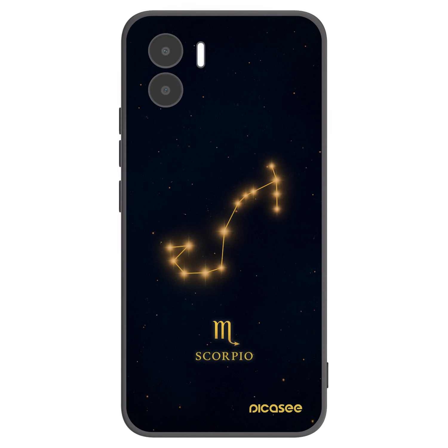 Picasee crna silikonska maskica za Xiaomi Redmi A2 - SCORPIO