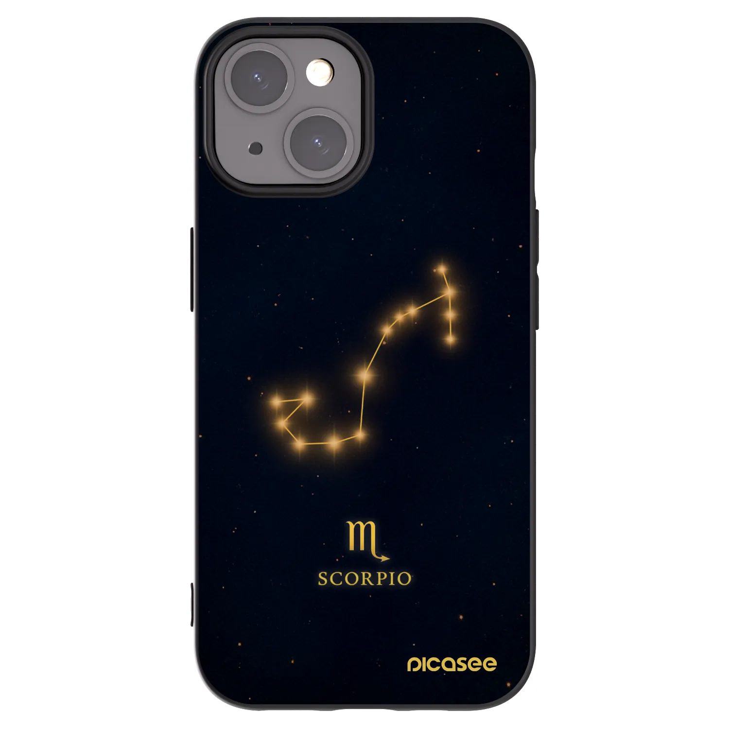 Picasee crna silikonska maskica za Apple iPhone 15 - SCORPIO