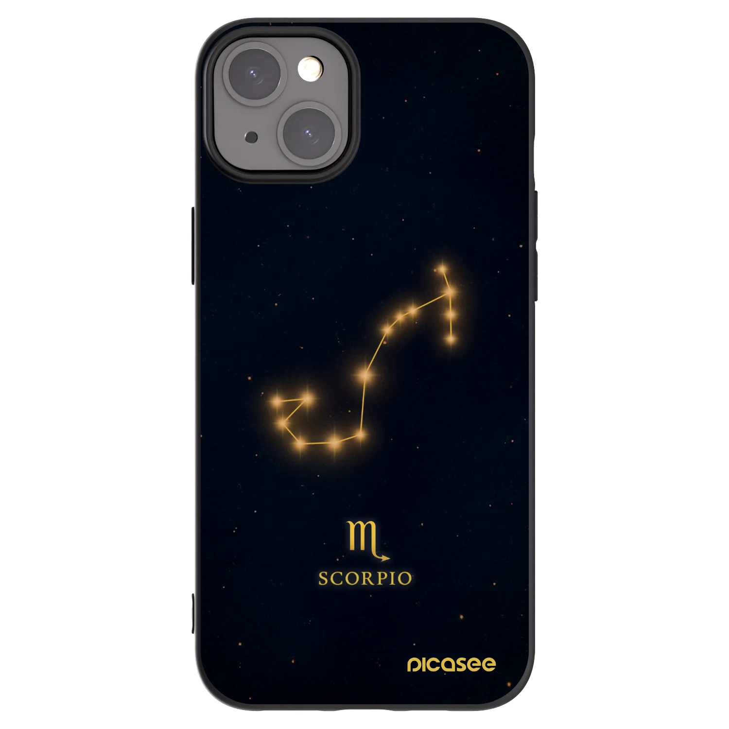 Picasee crna silikonska maskica za Apple iPhone 15 Plus - SCORPIO