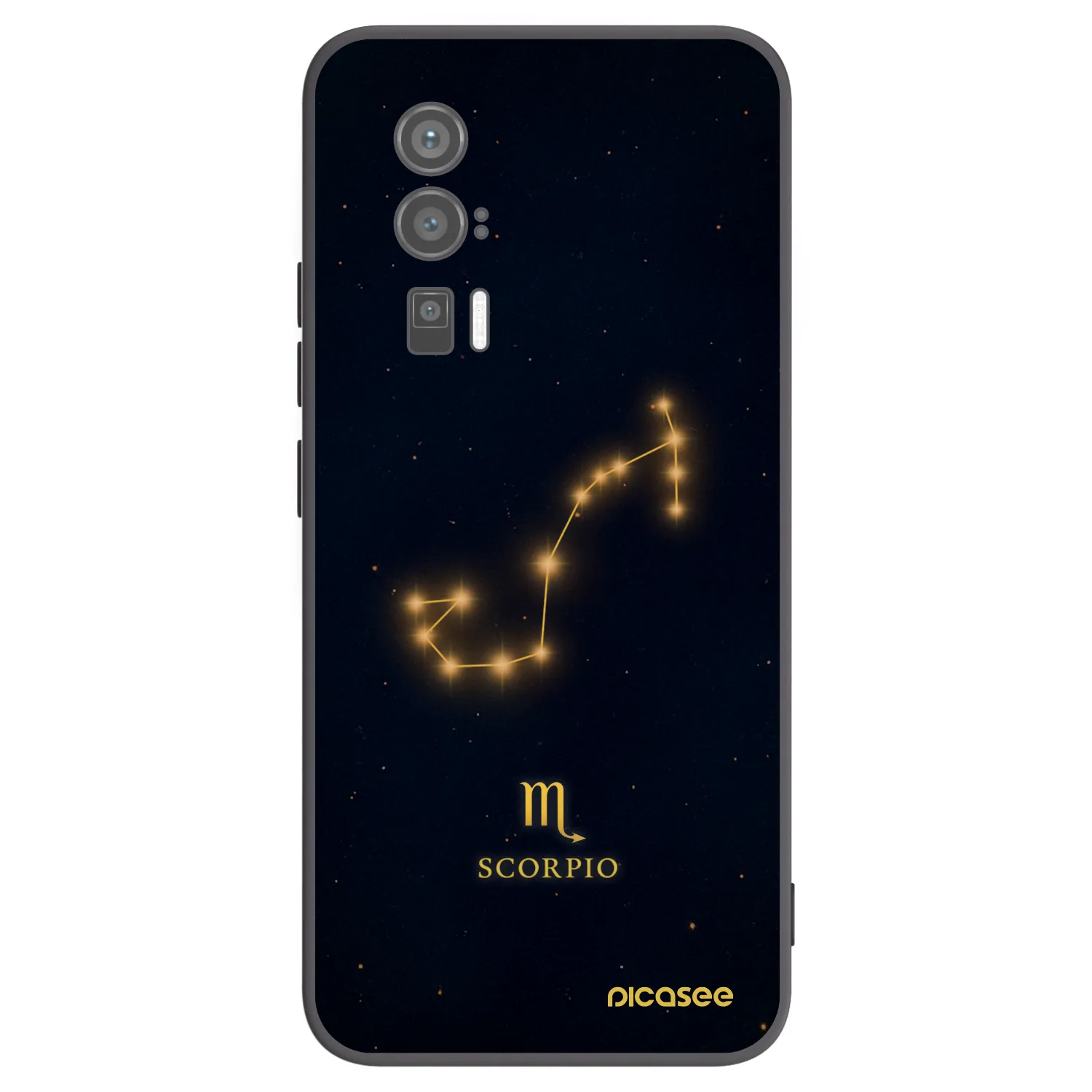 Picasee crna silikonska maskica za Xiaomi Poco F5 Pro 5G - SCORPIO