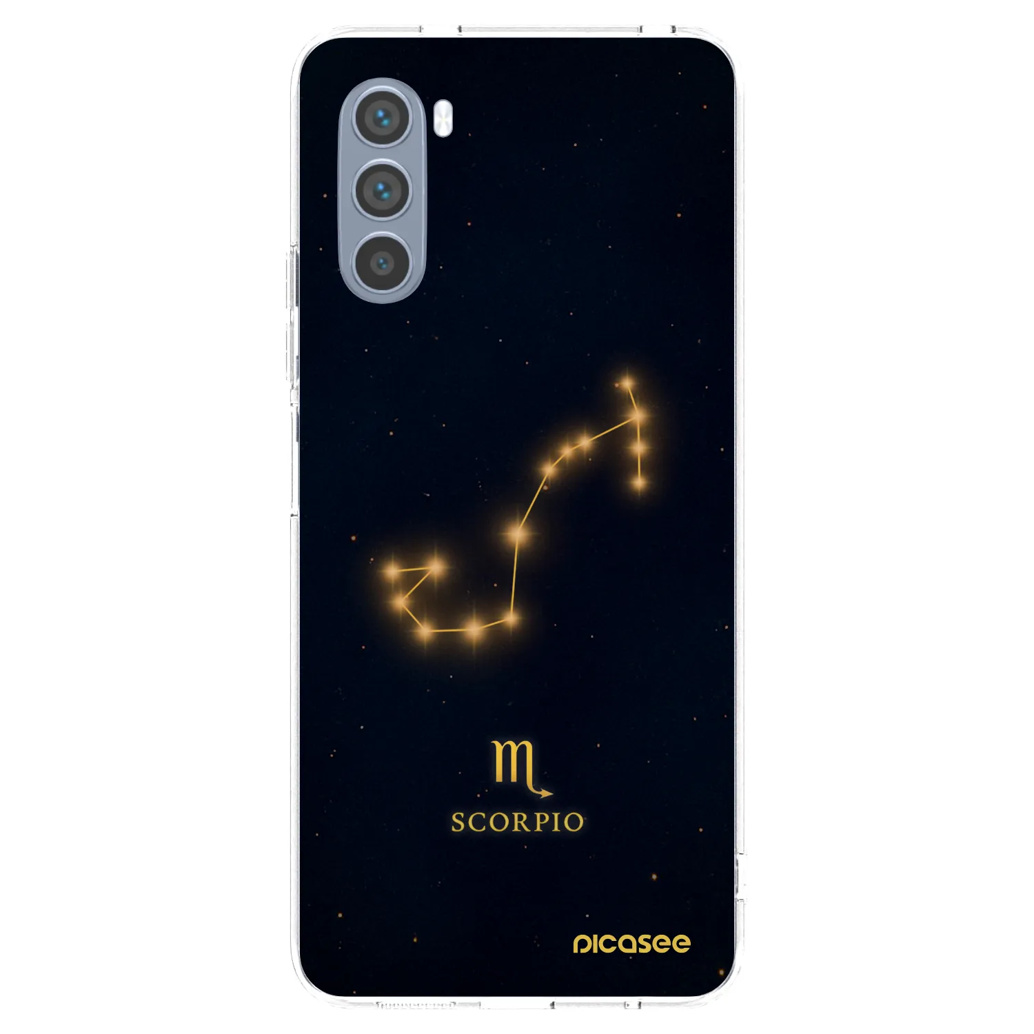 Picasee silikonska prozirna maskica za Motorola Moto G62 - SCORPIO