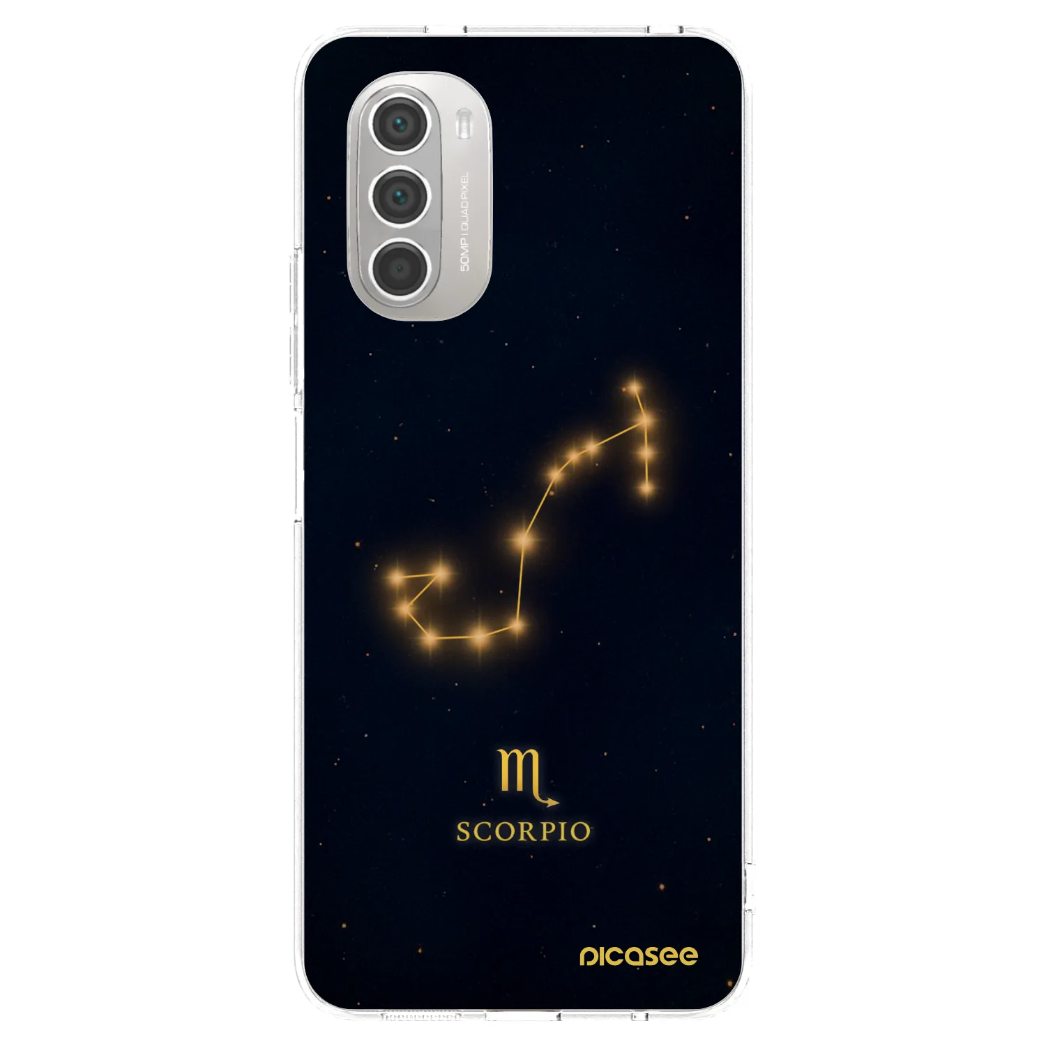 Picasee silikonska prozirna maskica za Motorola Moto G51 - SCORPIO