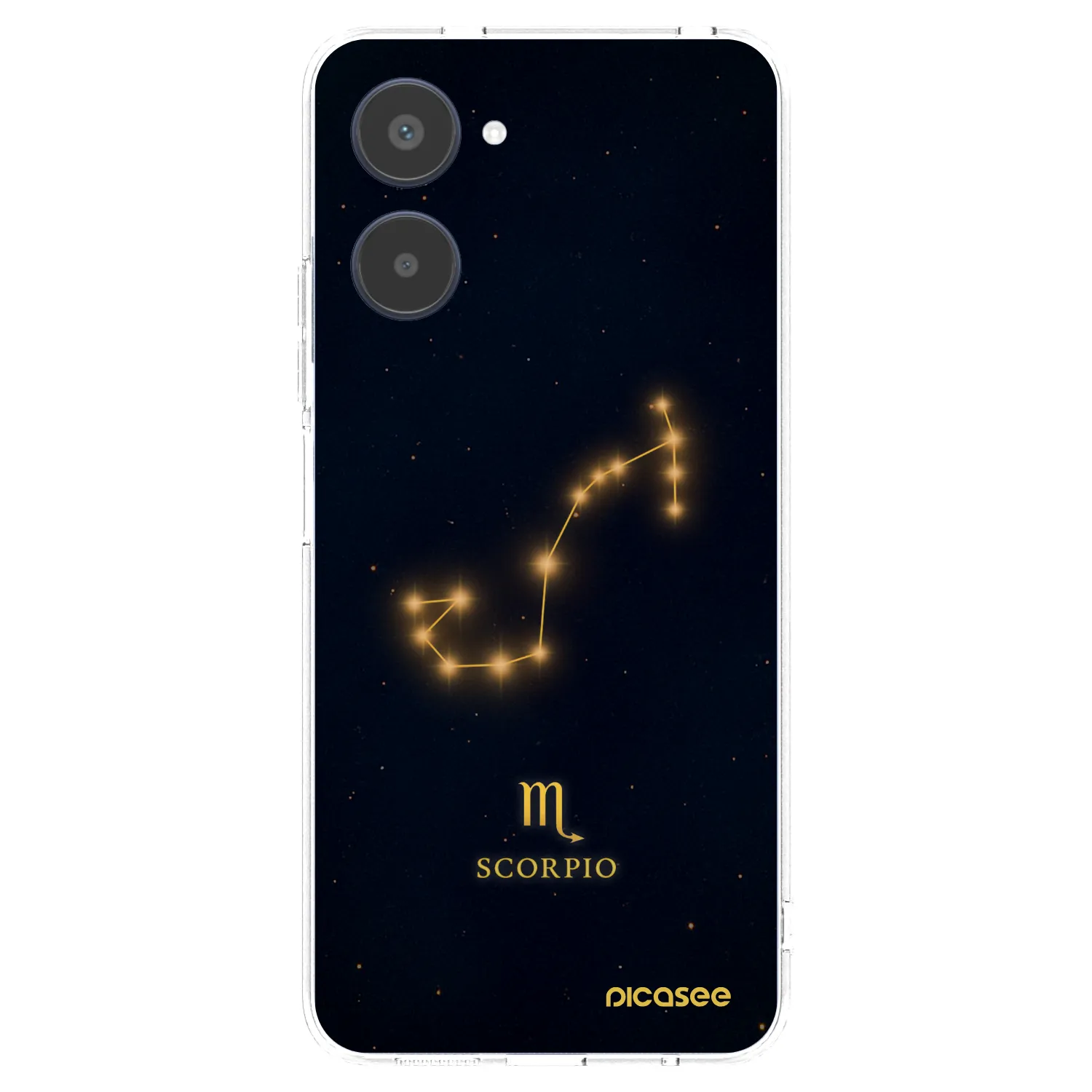 Picasee silikonska prozirna maskica za Realme 10 4G - SCORPIO
