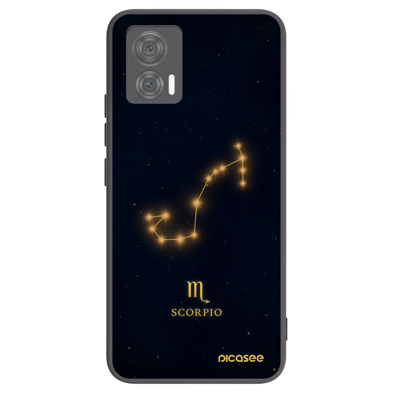 Picasee crna silikonska maskica za Motorola Edge 30 Neo - SCORPIO