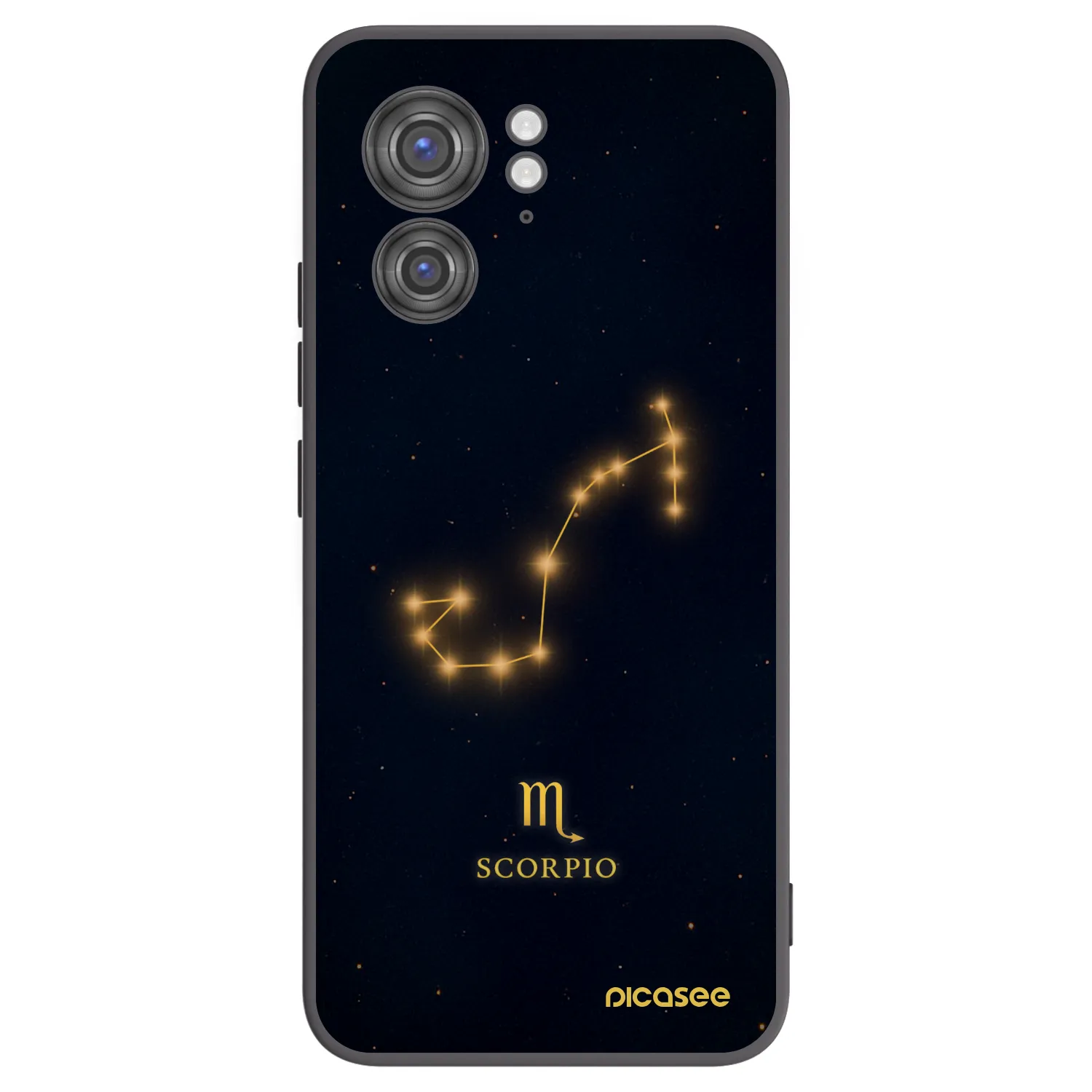 Picasee crna silikonska maskica za Motorola Edge 40 - SCORPIO
