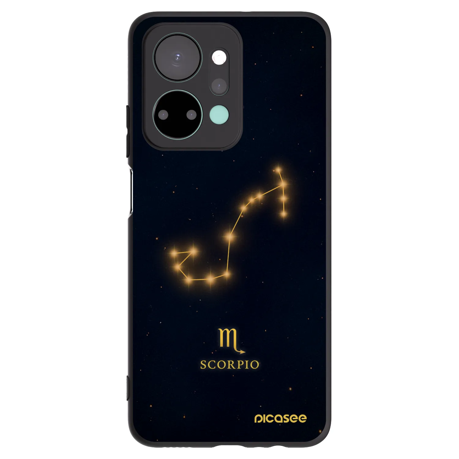 Picasee crna silikonska maskica za Honor X7a - SCORPIO