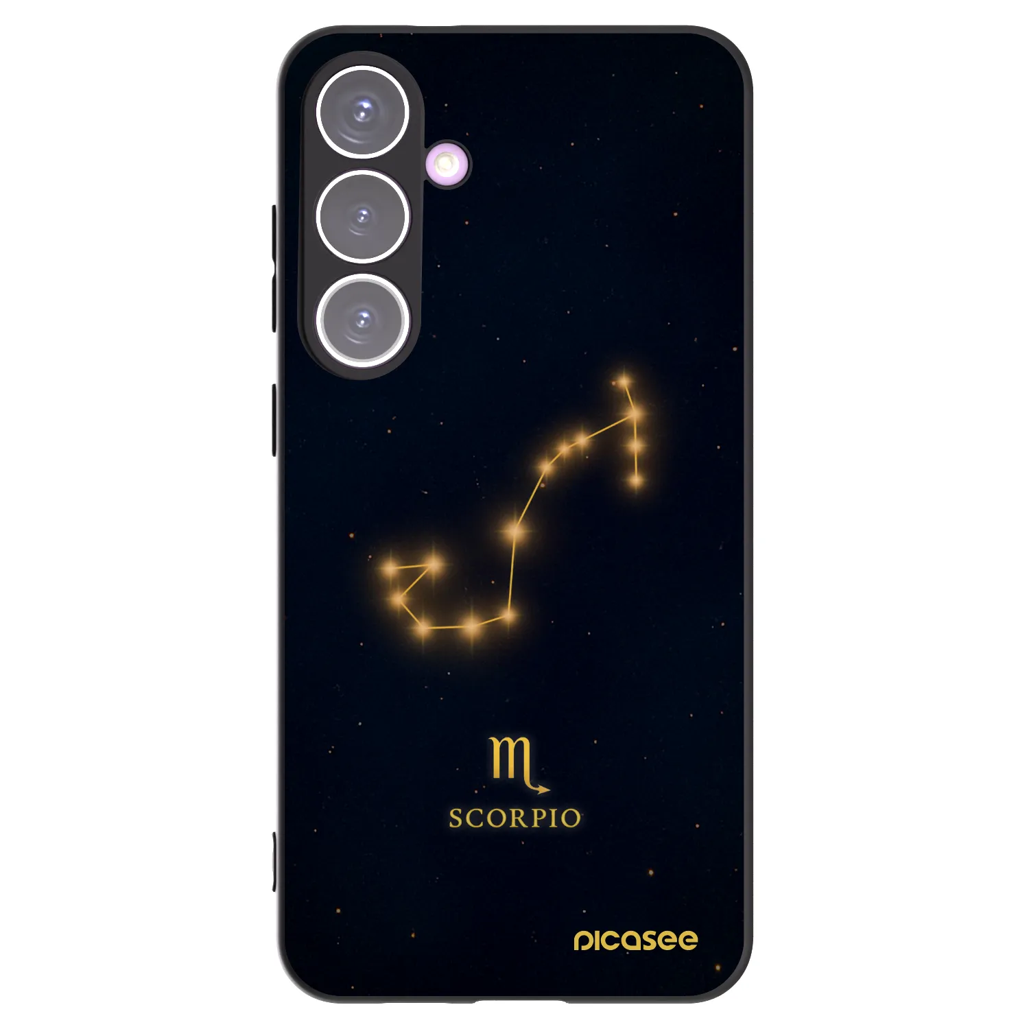 Picasee crna silikonska maskica za Samsung Galaxy S24+ S926B 5G - SCORPIO