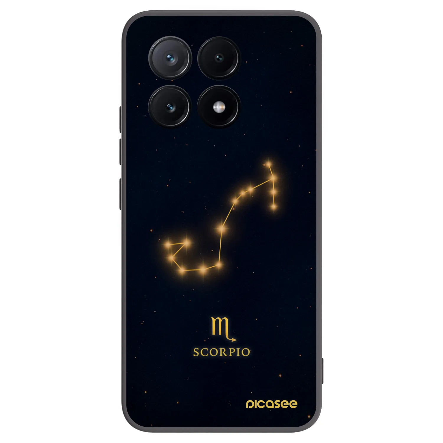 Picasee crna silikonska maskica za Xiaomi Poco X6 Pro - SCORPIO