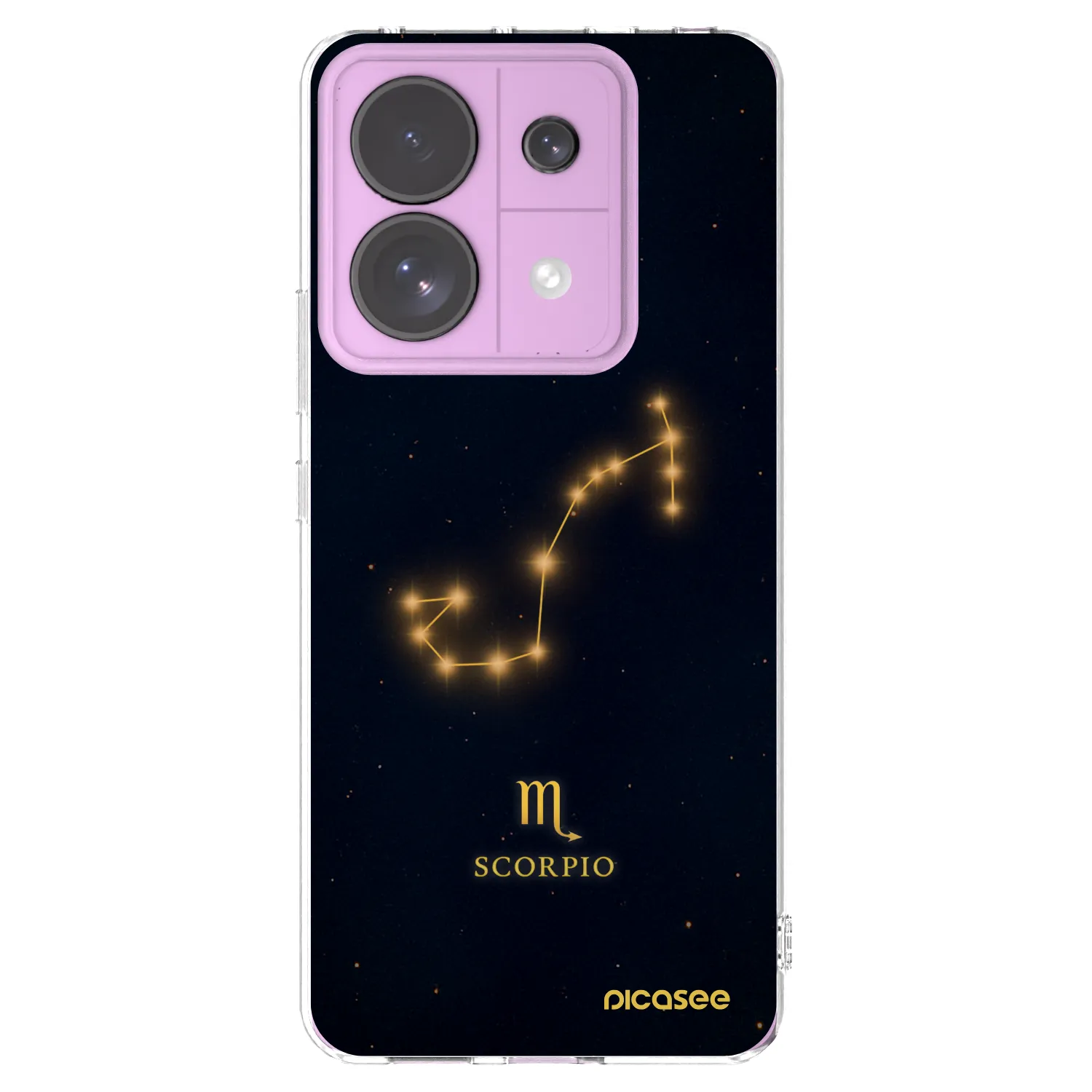 Picasee silikonska prozirna maskica za Xiaomi Redmi Note 13 Pro 5G - SCORPIO