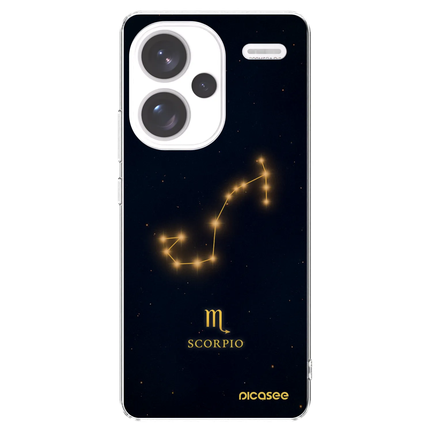 Picasee silikonska prozirna maskica za Xiaomi Redmi Note 13 Pro+ 5G - SCORPIO