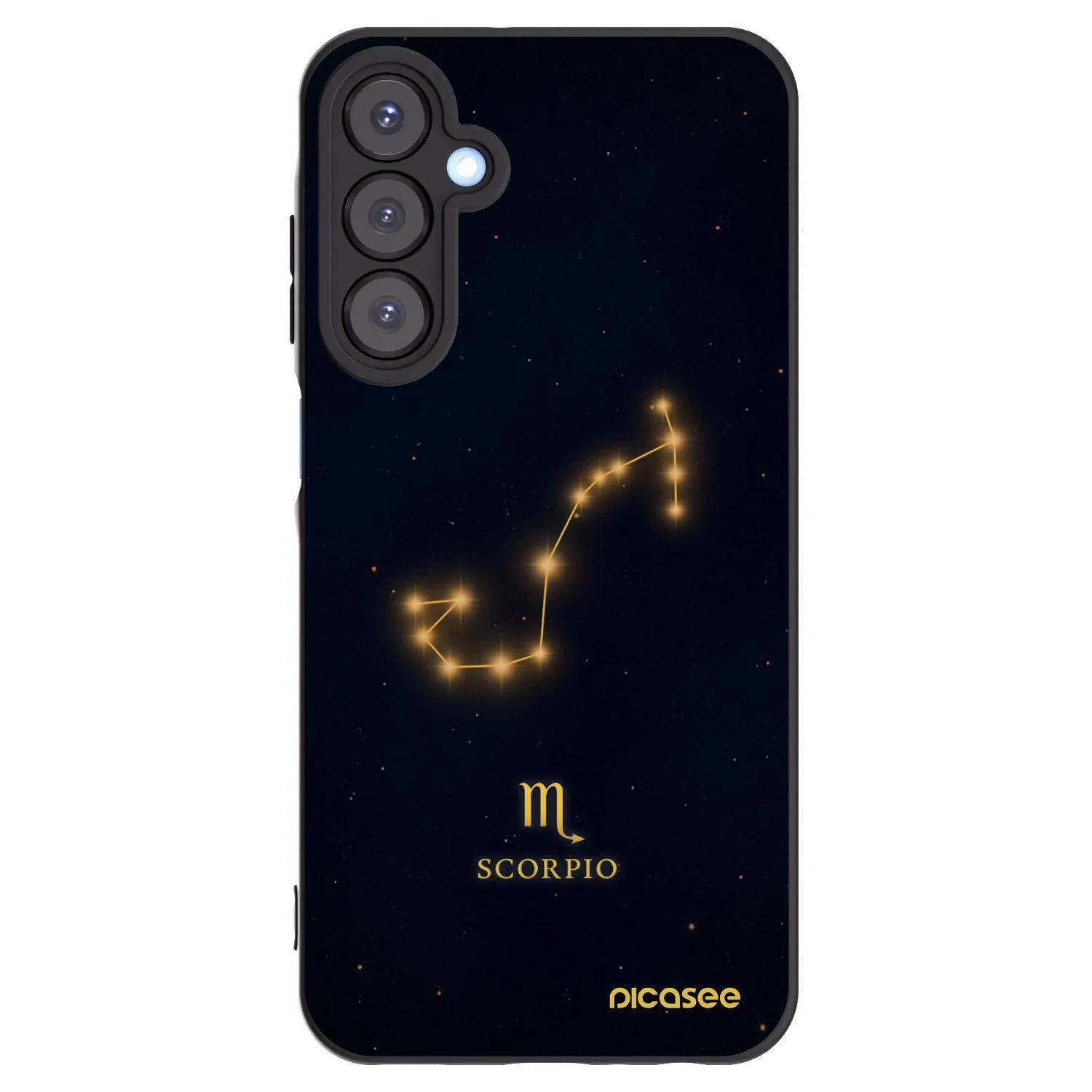 Picasee crna silikonska maskica za Samsung Galaxy A25 A256B 5G - SCORPIO