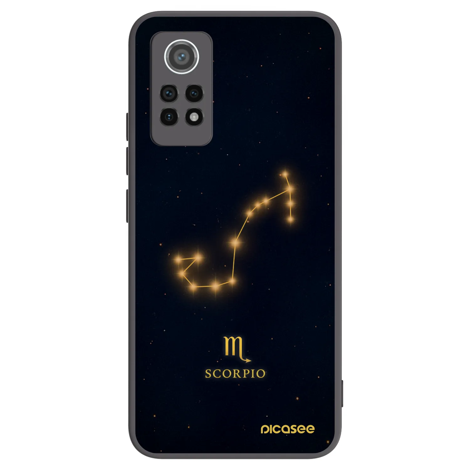 Picasee crna silikonska maskica za Xiaomi Redmi Note 12 Pro 4G - SCORPIO