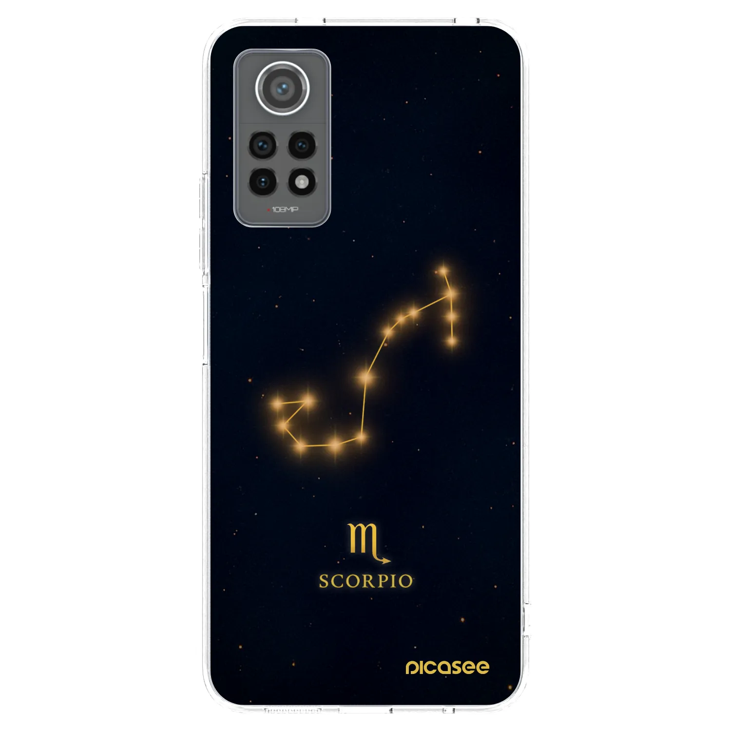 Picasee silikonska prozirna maskica za Xiaomi Redmi Note 12 Pro 4G - SCORPIO