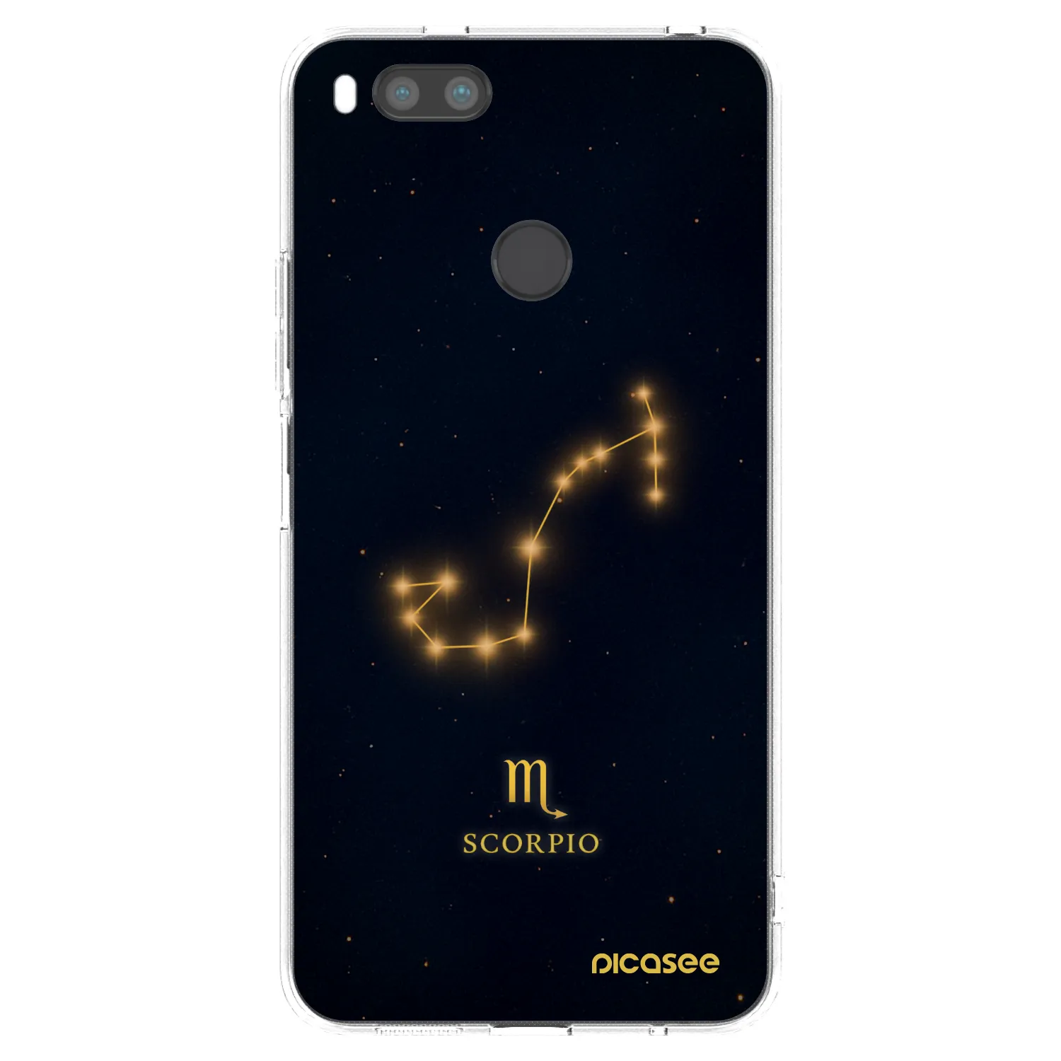 Picasee silikonska prozirna maskica za Xiaomi Mi A1 Global - SCORPIO