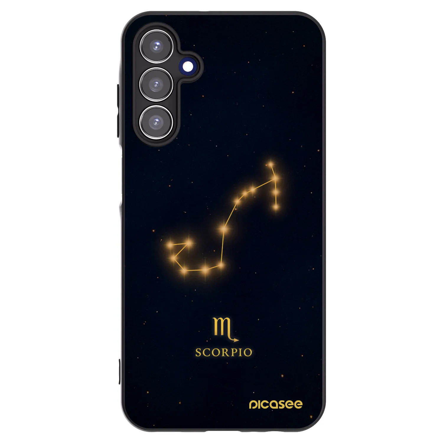 Picasee crna silikonska maskica za Samsung Galaxy A15 A156B 5G - SCORPIO