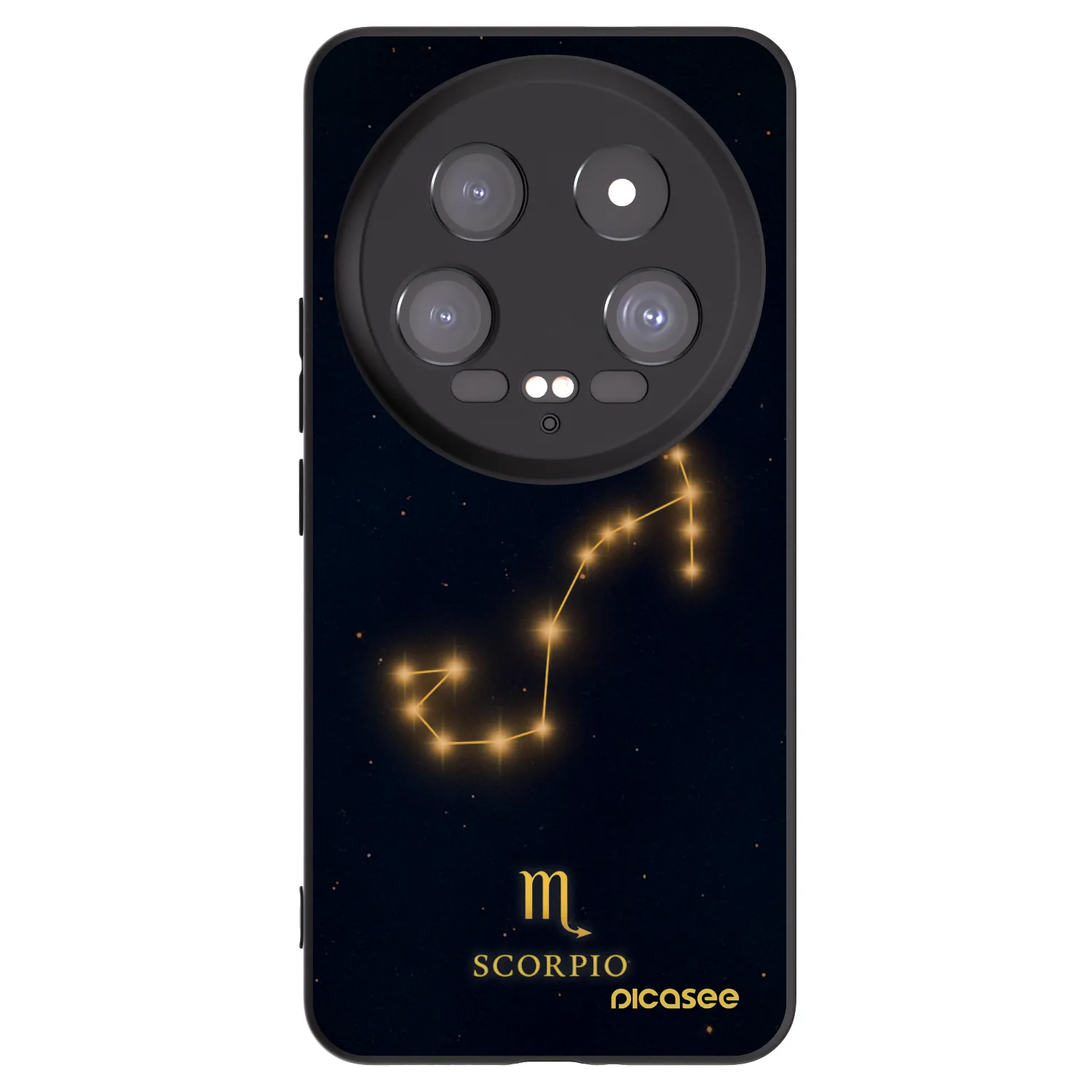 Picasee crna silikonska maskica za Xiaomi 14 Ultra - SCORPIO