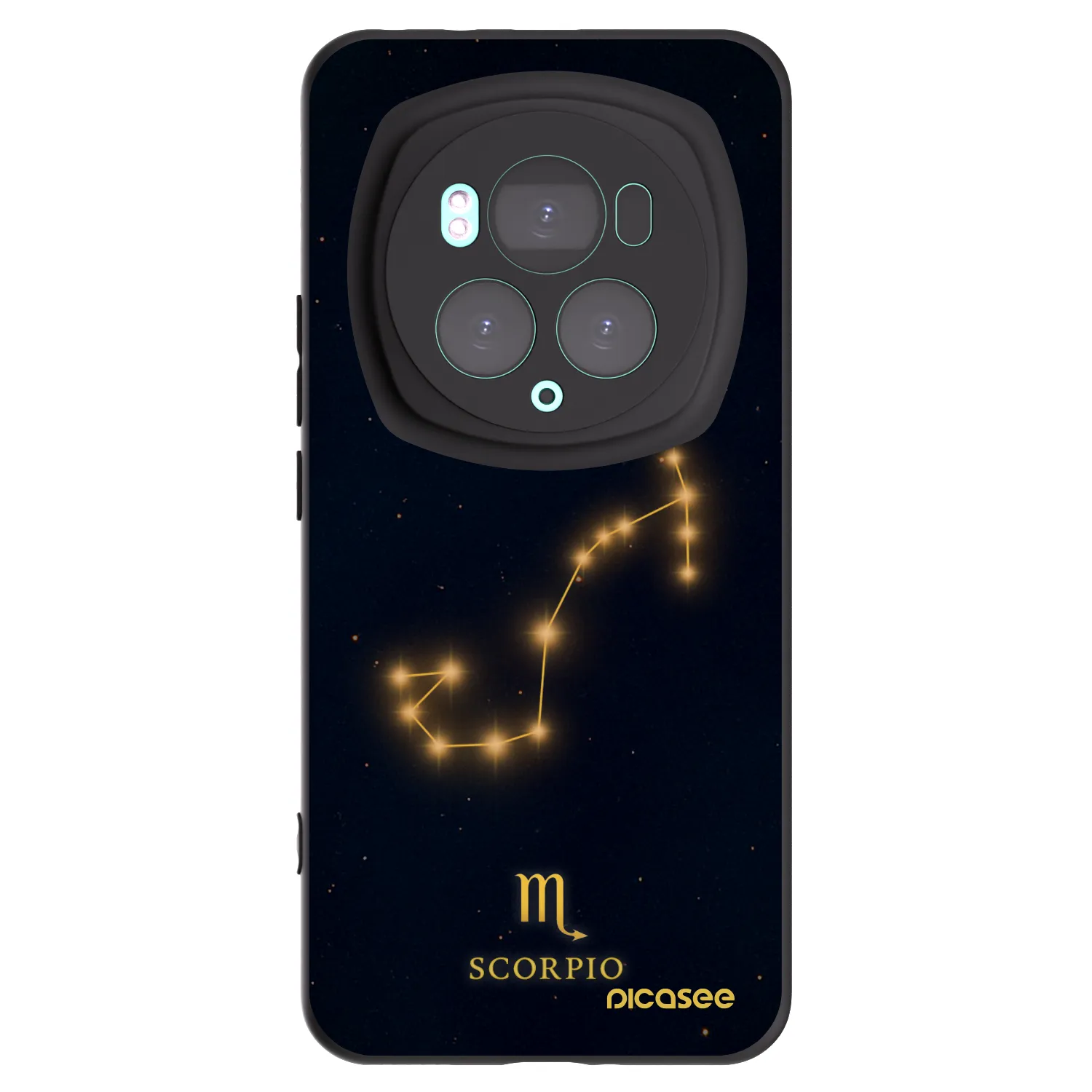Picasee crna silikonska maskica za Honor Magic6 Pro - SCORPIO